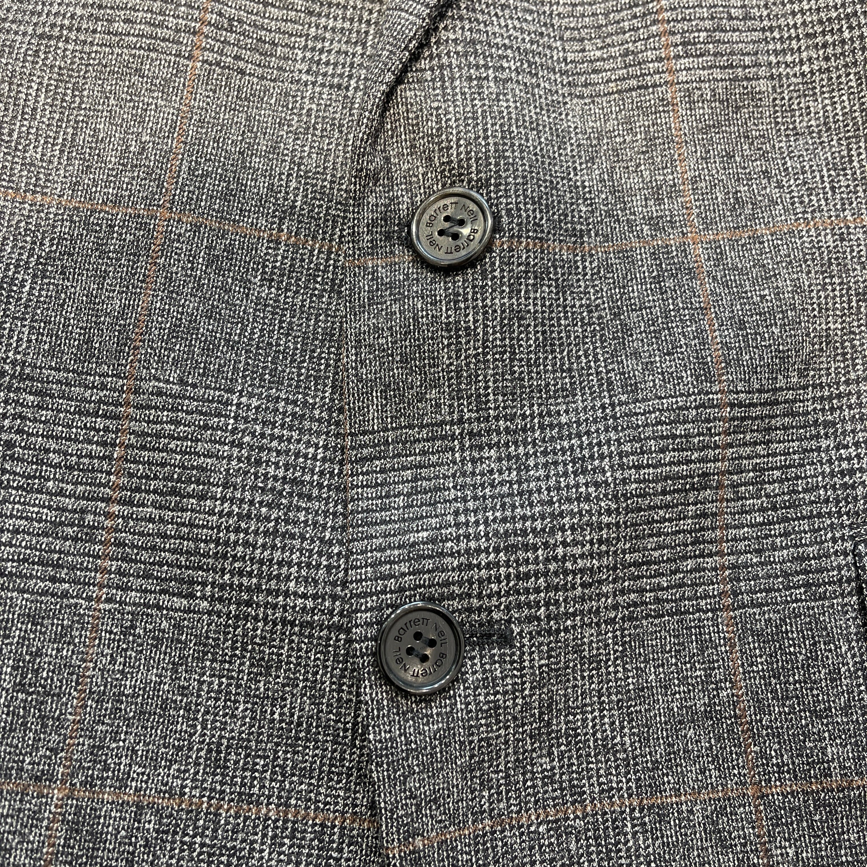 NEIL BARRETT Wool Check Jacket BGI358 B089 Size 52 ニールバレット ウールチェックジャケット サイズ52