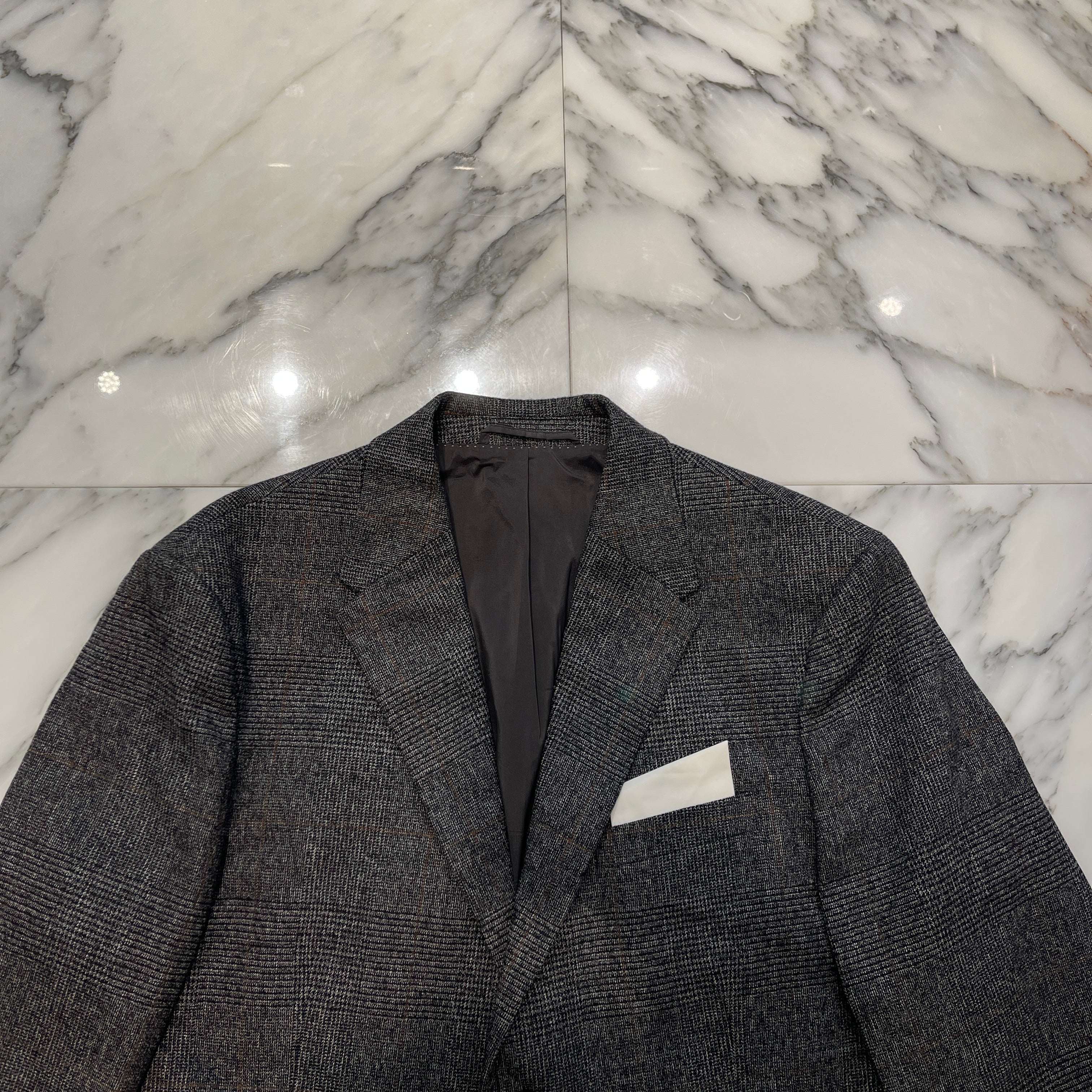 NEIL BARRETT Wool Check Jacket BGI358 B089 Size 52 ニールバレット ウールチェックジャケット サイズ52