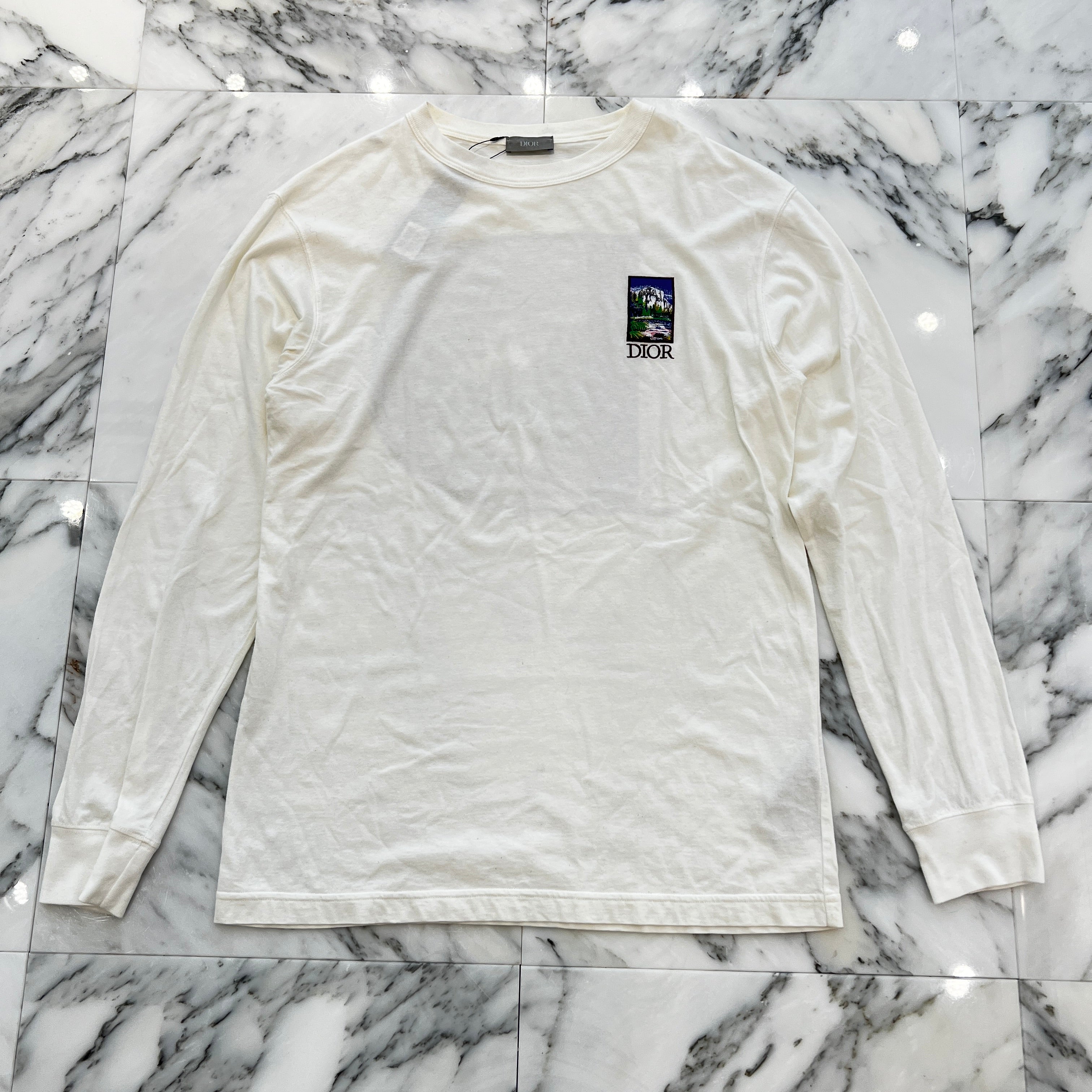 DIOR × Jack Kerouac 2022SS Yosemite Long Sleeve T-Shirt 293J661E0753 Size XS ディオール × ジャック・ケルアック ヨセミテ ロングスリーブ Tシャツ サイズXS