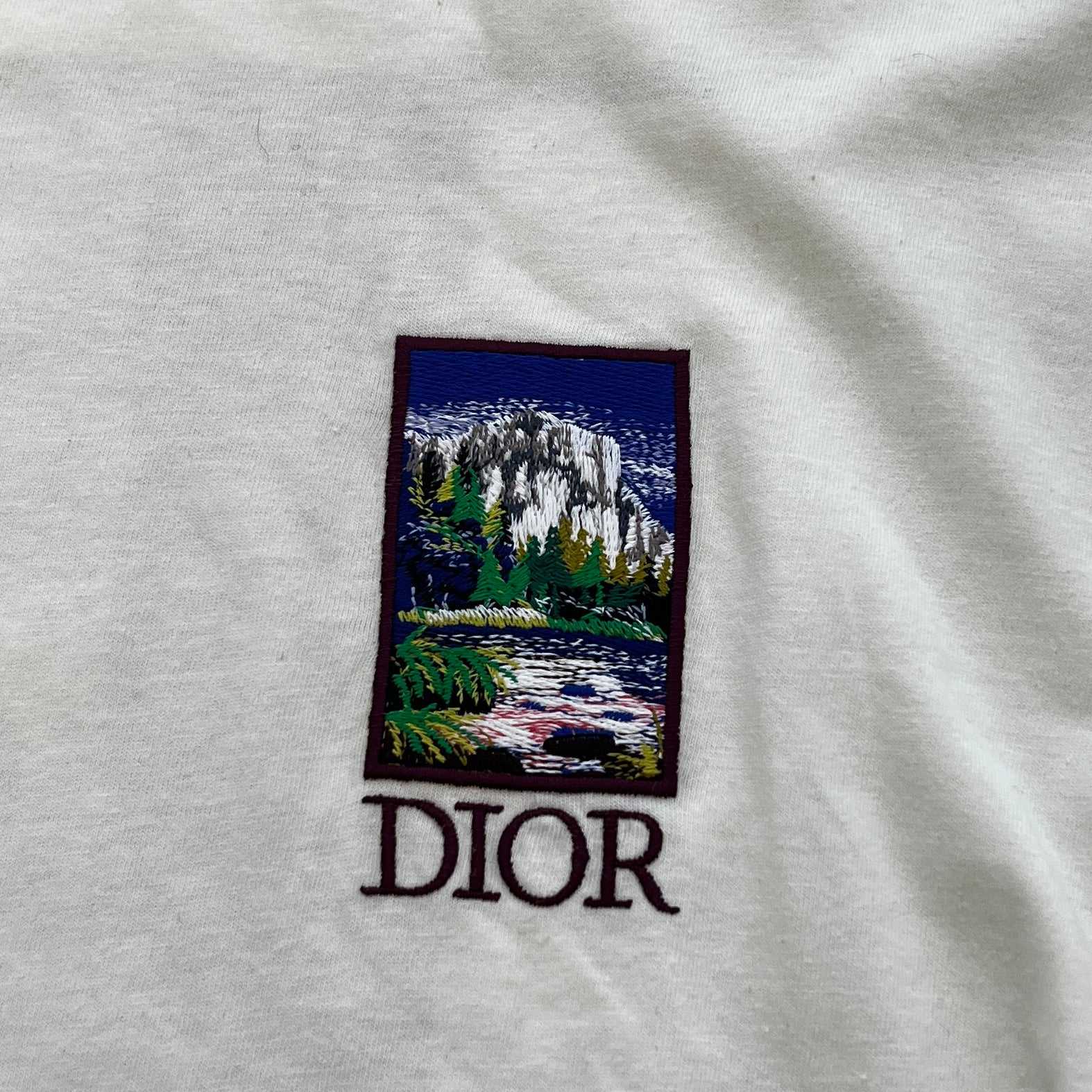 DIOR × Jack Kerouac 2022SS Yosemite Long Sleeve T-Shirt 293J661E0753 Size XS ディオール × ジャック・ケルアック ヨセミテ ロングスリーブ Tシャツ サイズXS