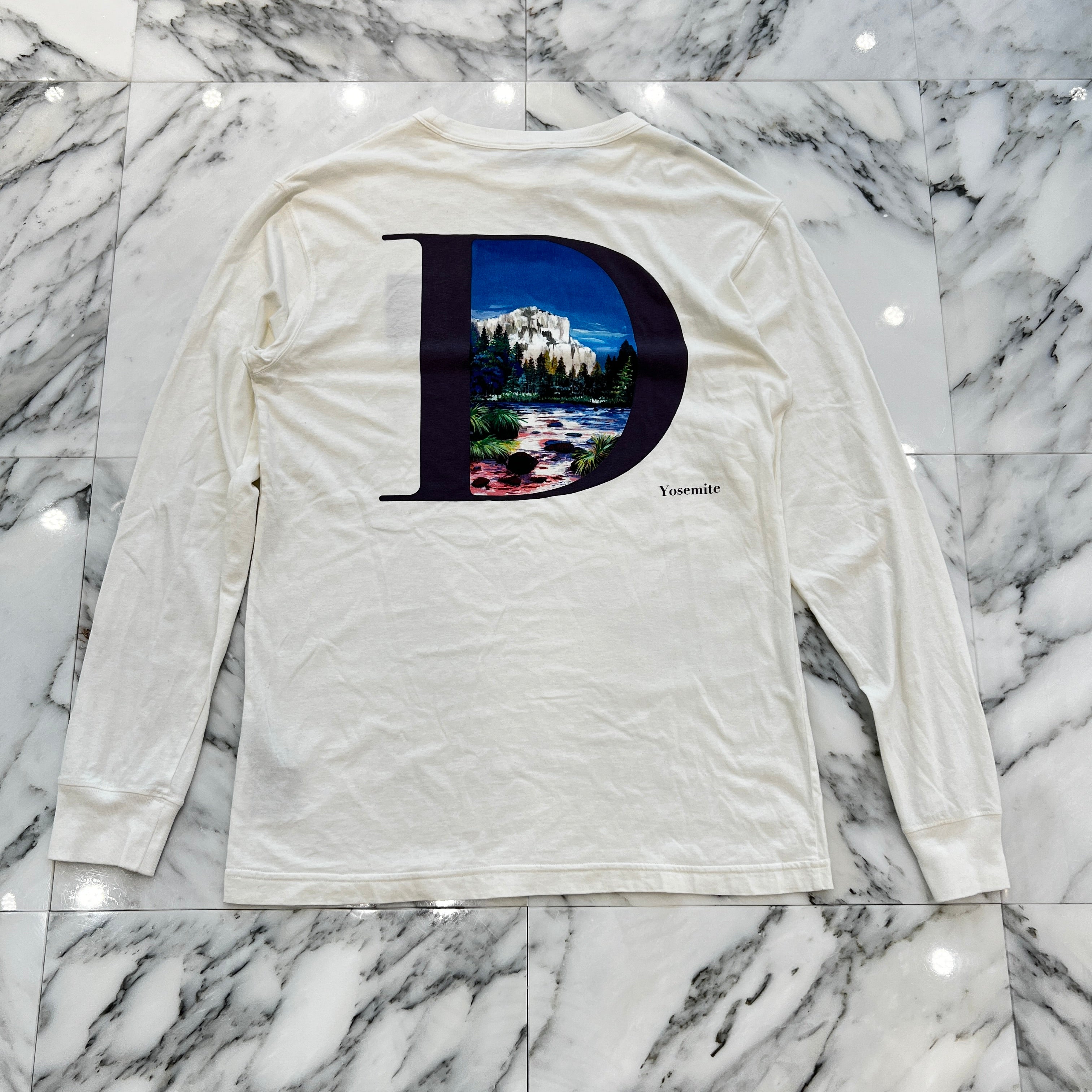 DIOR × Jack Kerouac 2022SS Yosemite Long Sleeve T-Shirt 293J661E0753 Size XS ディオール × ジャック・ケルアック ヨセミテ ロングスリーブ Tシャツ サイズXS