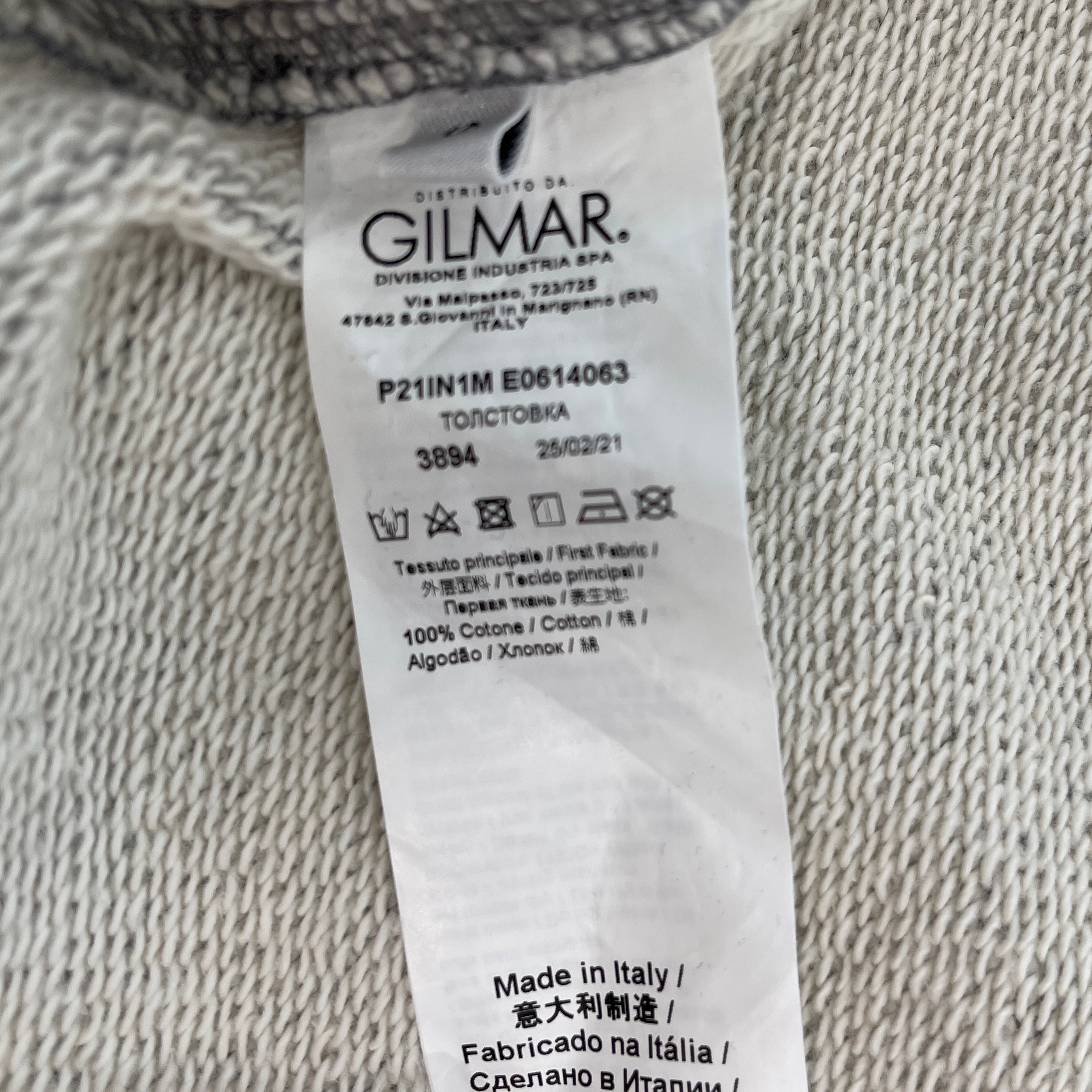 N°21 Clothes Are Torn Pullover Hoodie P21IN1M E0614063 Size S ヌメロヴェントゥーノ クロウズ アー トーン プルオーバーフーディー サイズS