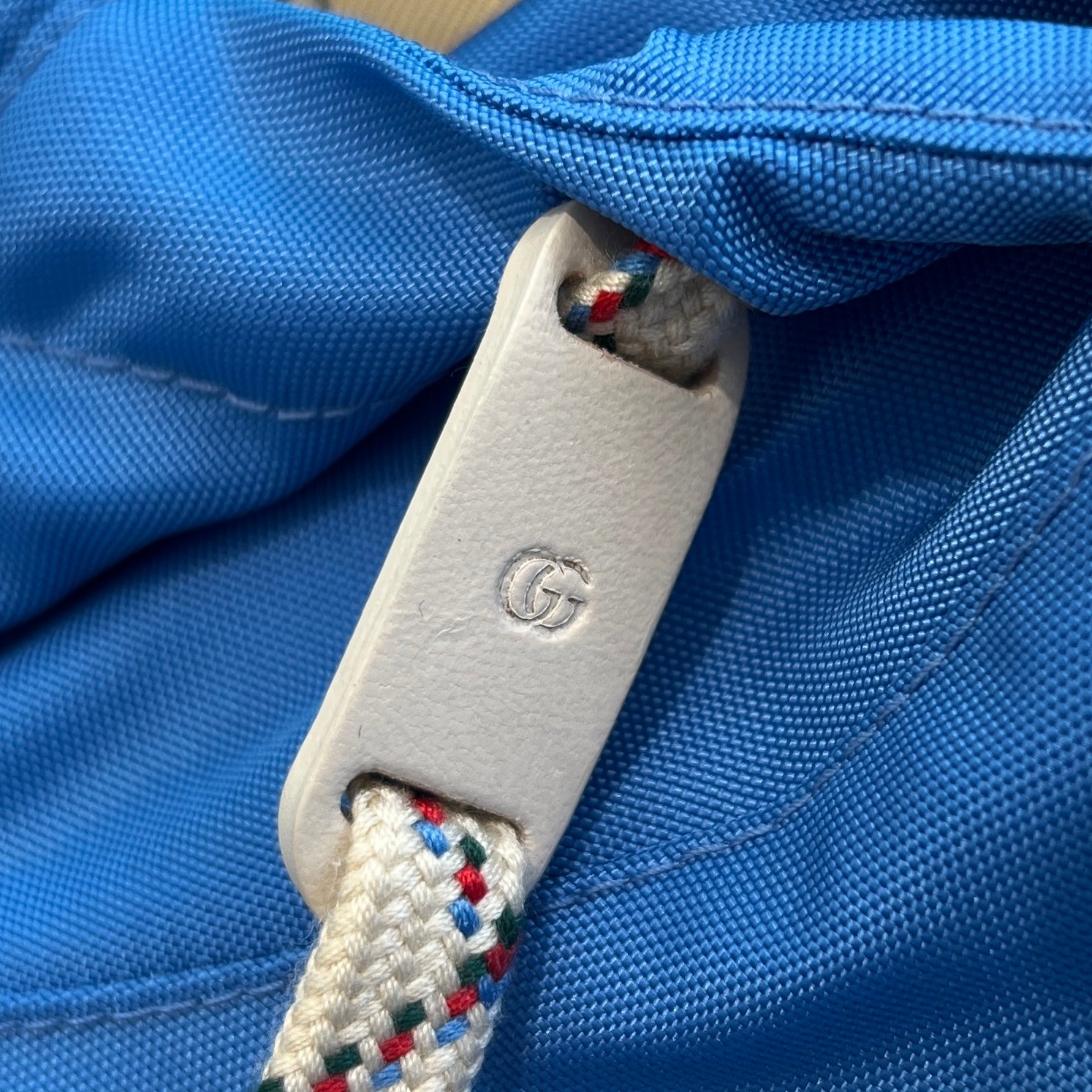 GUCCI Back Logo Nylon Zip Up Blouson Jacket 770759 Z8BO6 Size 42 グッチ バックロゴ ナイロン ジップアップ ブルゾンジャケット サイズ42