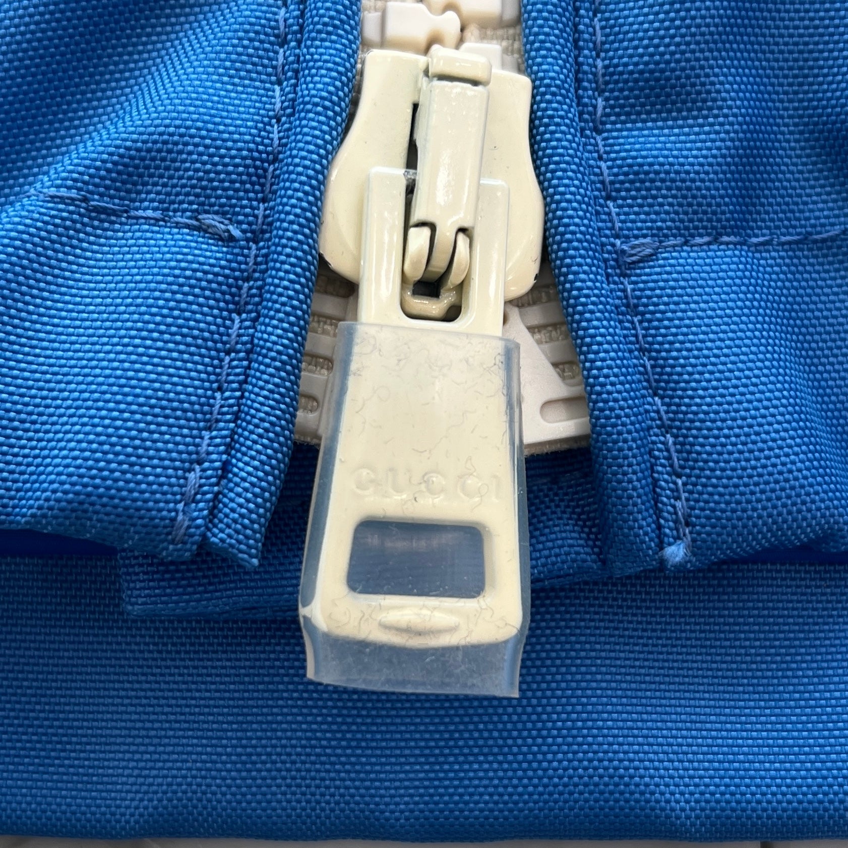 GUCCI Back Logo Nylon Zip Up Blouson Jacket 770759 Z8BO6 Size 42 グッチ バックロゴ ナイロン ジップアップ ブルゾンジャケット サイズ42