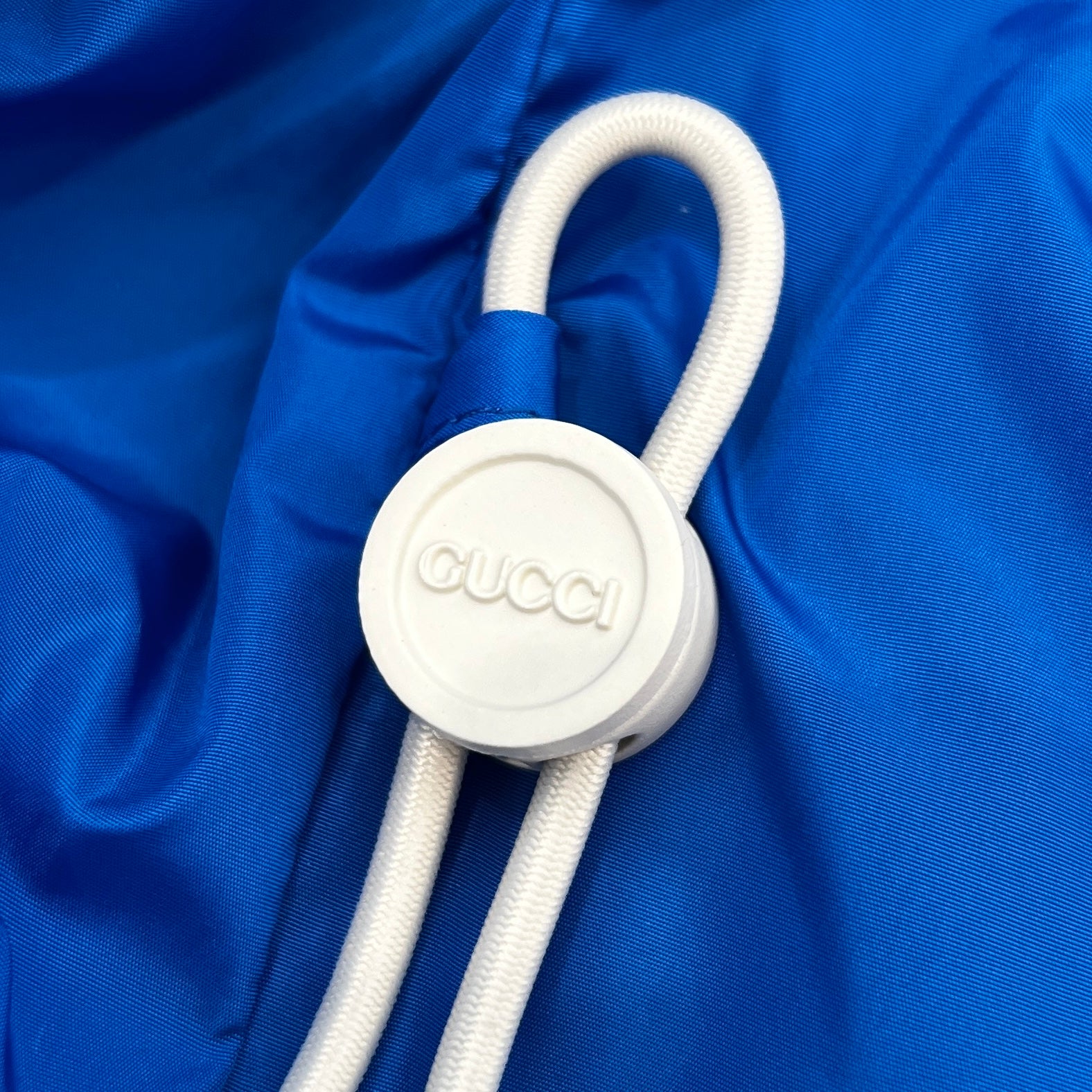 GUCCI Back Logo Nylon Zip Up Blouson Jacket 770759 Z8BO6 Size 42 グッチ バックロゴ ナイロン ジップアップ ブルゾンジャケット サイズ42