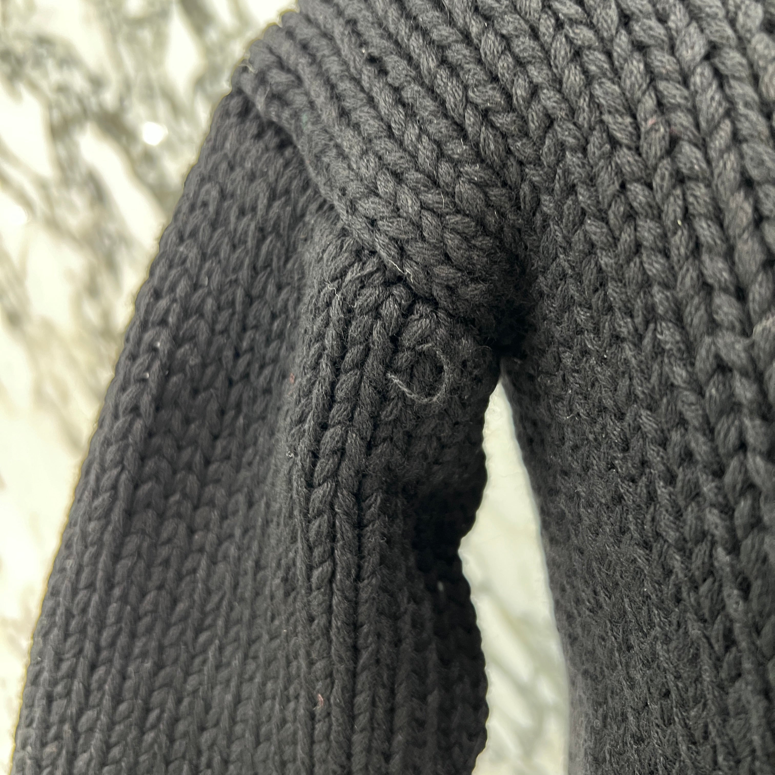 CHROME HEARTS 3 Cross Leather Patch Cashmere Cropped Knit Sweater Size 8Y クロムハーツ 3 クロスレザーパッチ カシミヤ クロップド ニットセーター サイズ8Y