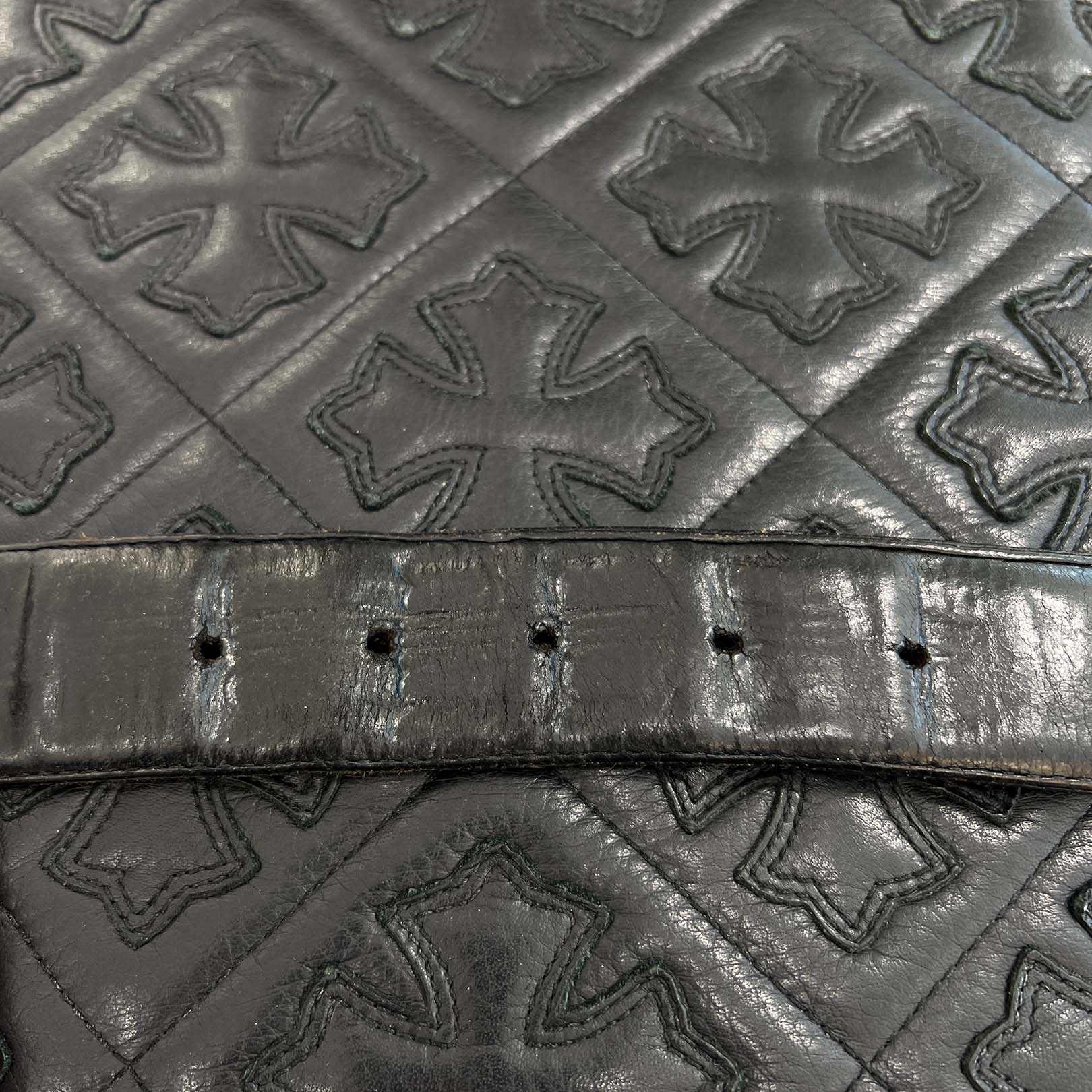 CHROME HEARTS Classic Filigree Buckle Leather Belt Size 32 クロムハーツ クラシックフィリグリー バックル レザーベルト サイズ32