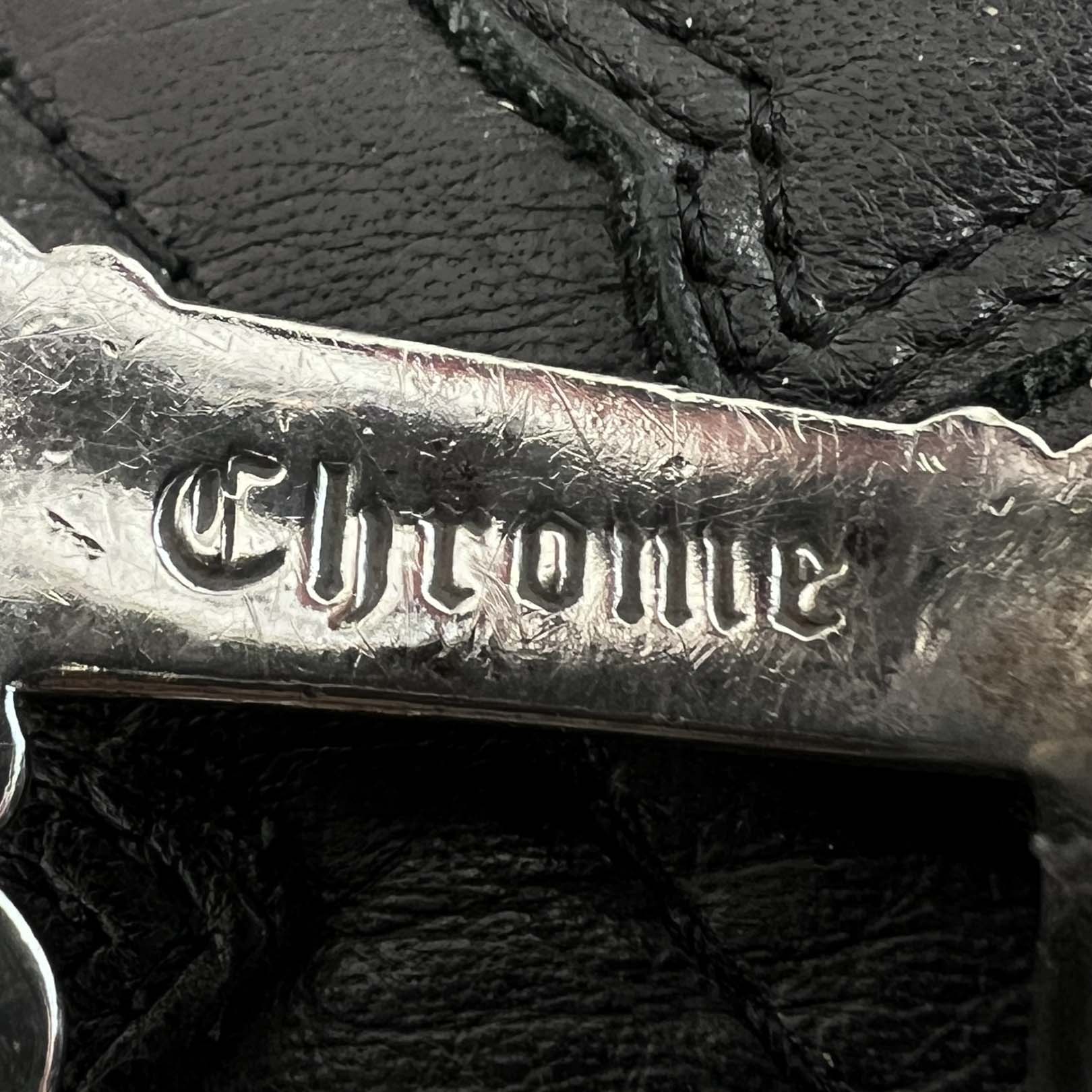 CHROME HEARTS Classic Filigree Buckle Leather Belt Size 32 クロムハーツ クラシックフィリグリー バックル レザーベルト サイズ32