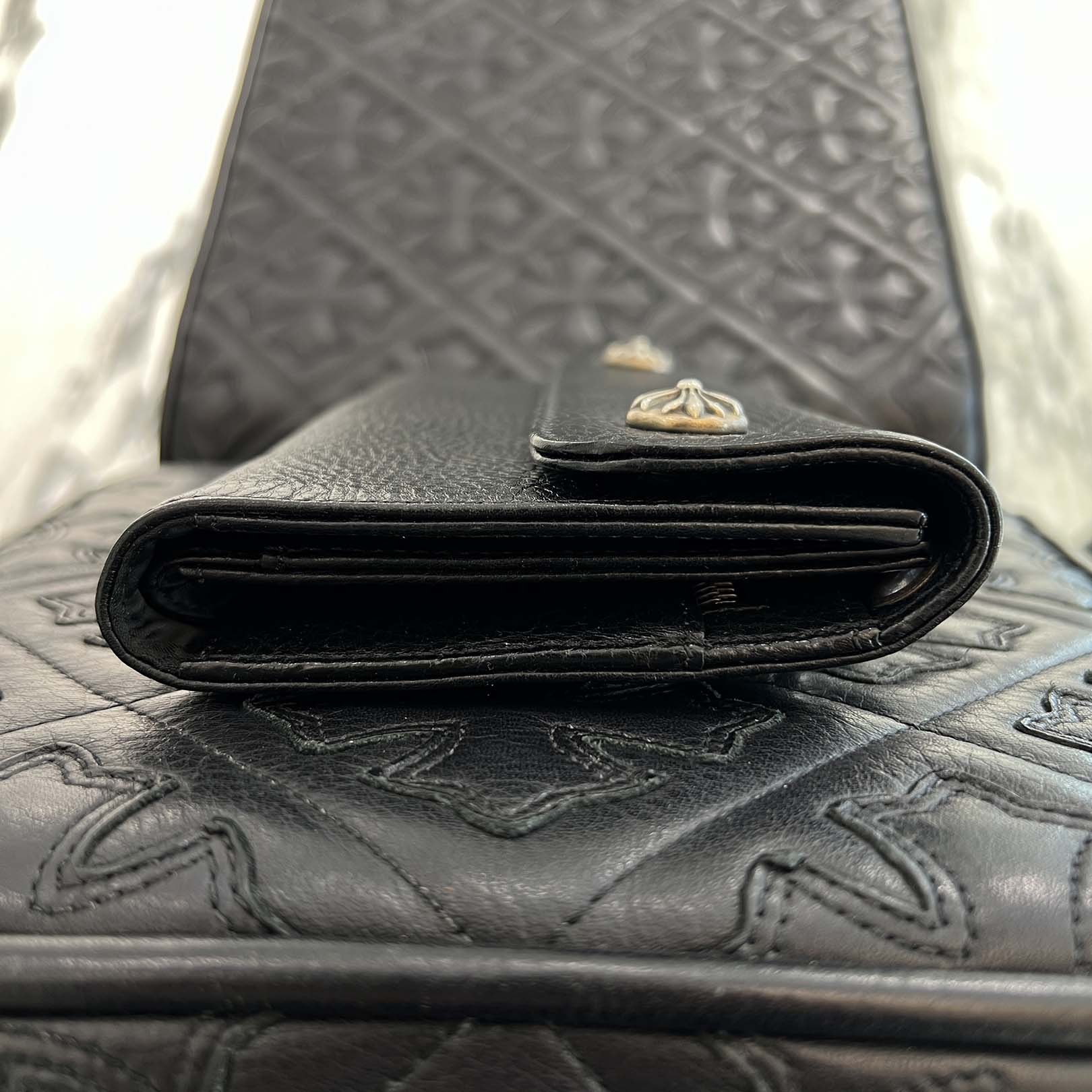 CHROME HEARTS Wave Cross Ball Wallet クロムハーツ ウェーブクロスボール ウォレット