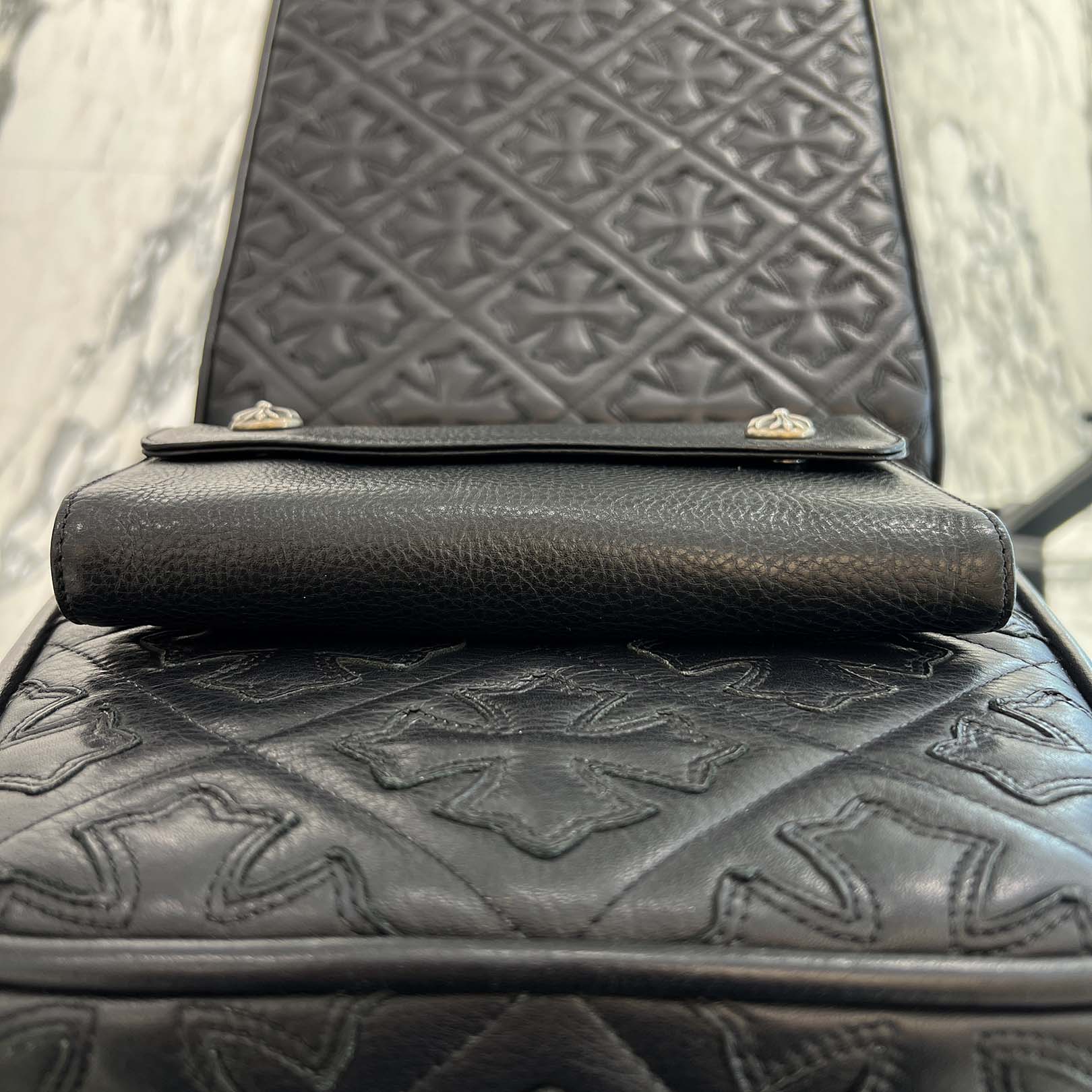 CHROME HEARTS Wave Cross Ball Wallet クロムハーツ ウェーブクロスボール ウォレット