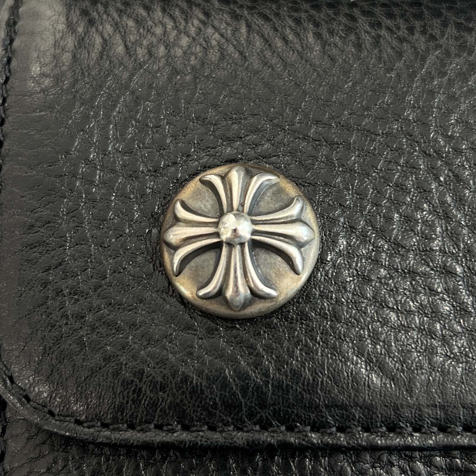 CHROME HEARTS Wave Cross Ball Wallet クロムハーツ ウェーブクロスボール ウォレット