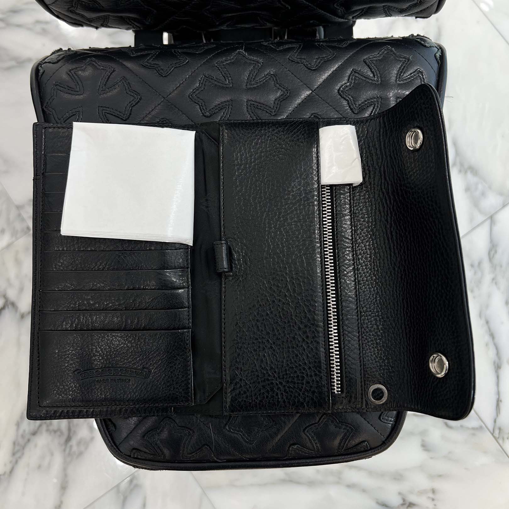 CHROME HEARTS Wave Cross Ball Wallet クロムハーツ ウェーブクロスボール ウォレット