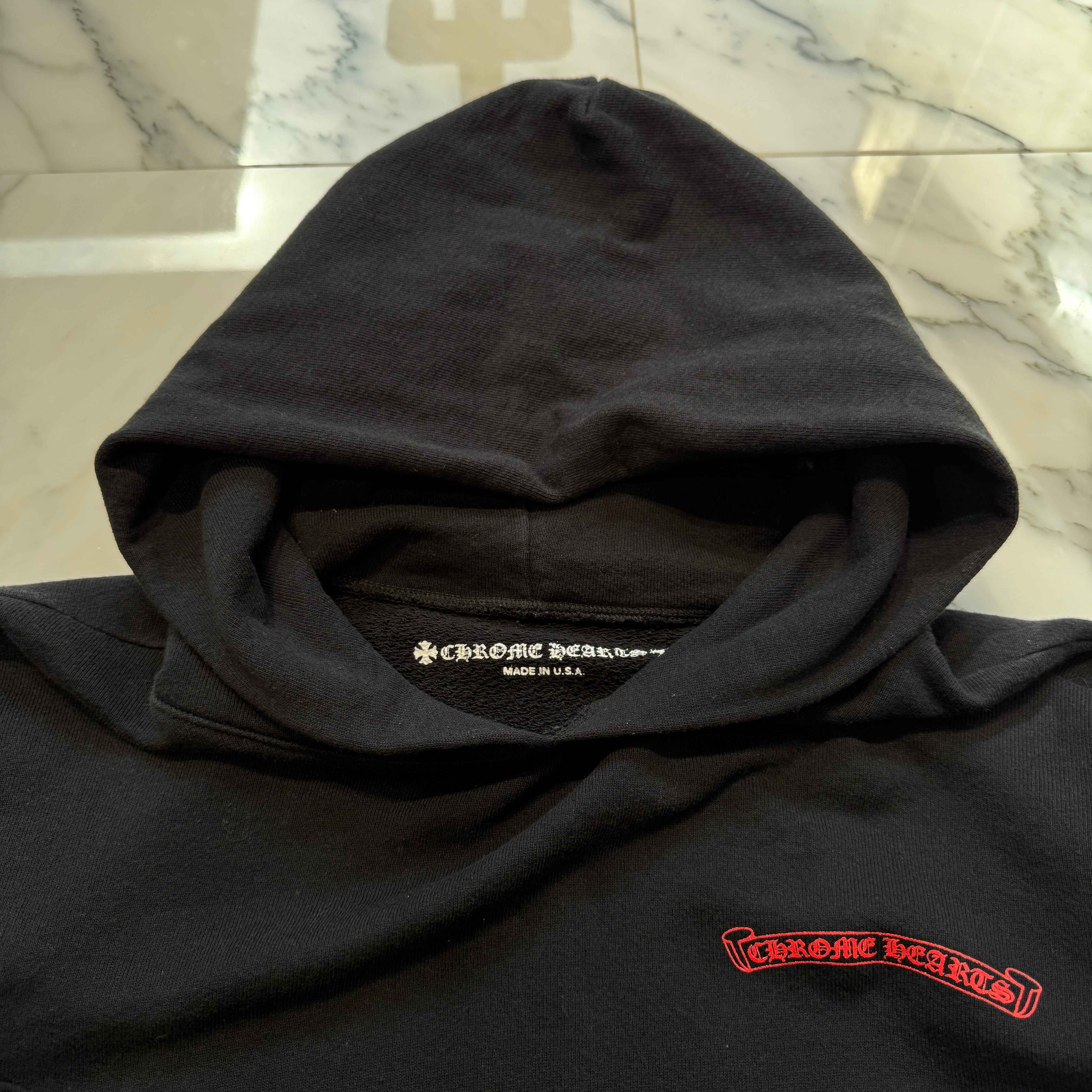 CHROME HEARTS × MATTY BOY 99 Eyes Chomper Pullover Hoodie