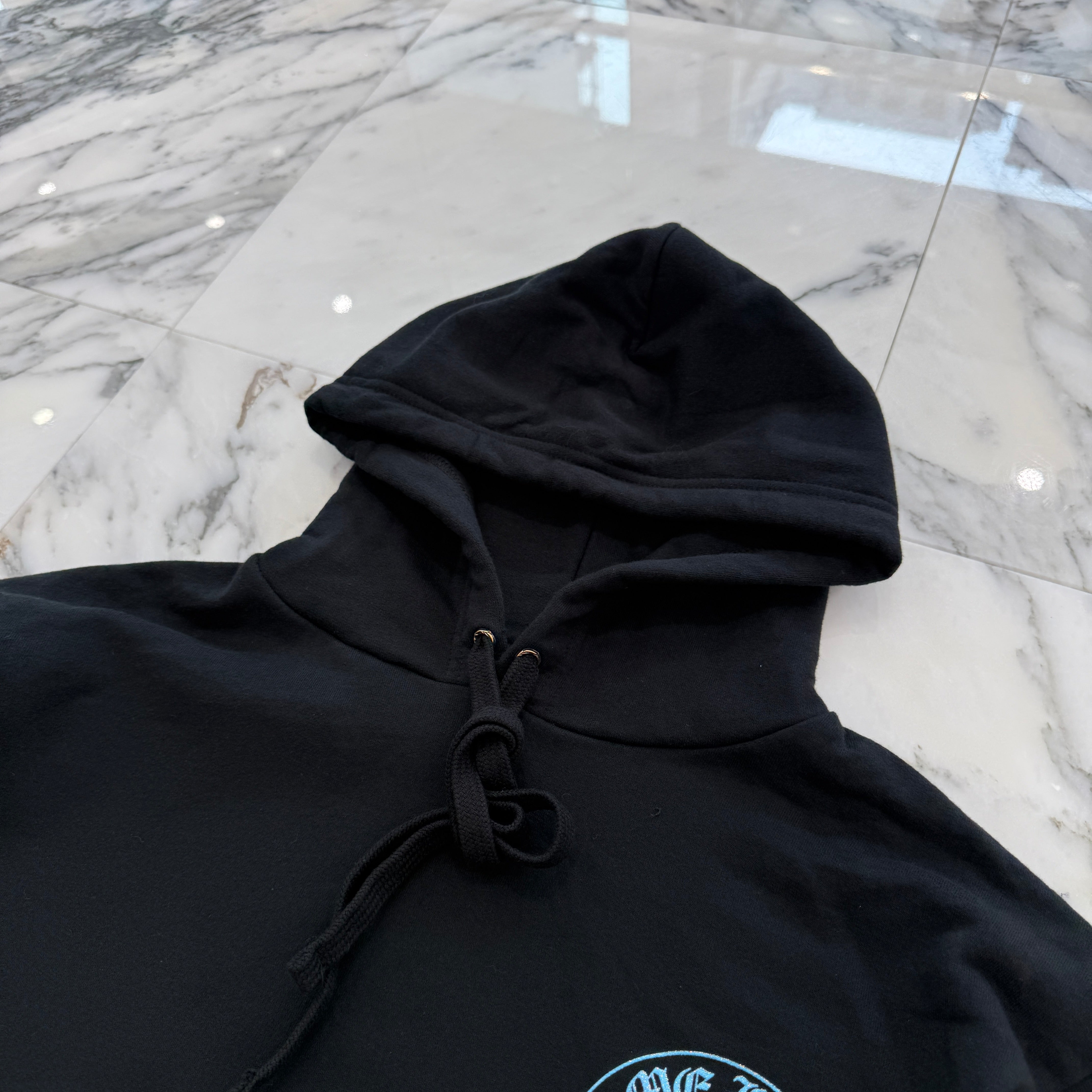 CHROME HEARTS Glitter Back Arch USA Logo Pullover Hoodie Size S クロムハーツ グリッター バックアーチ USA ロゴ プルオーバーフーディー サイズS