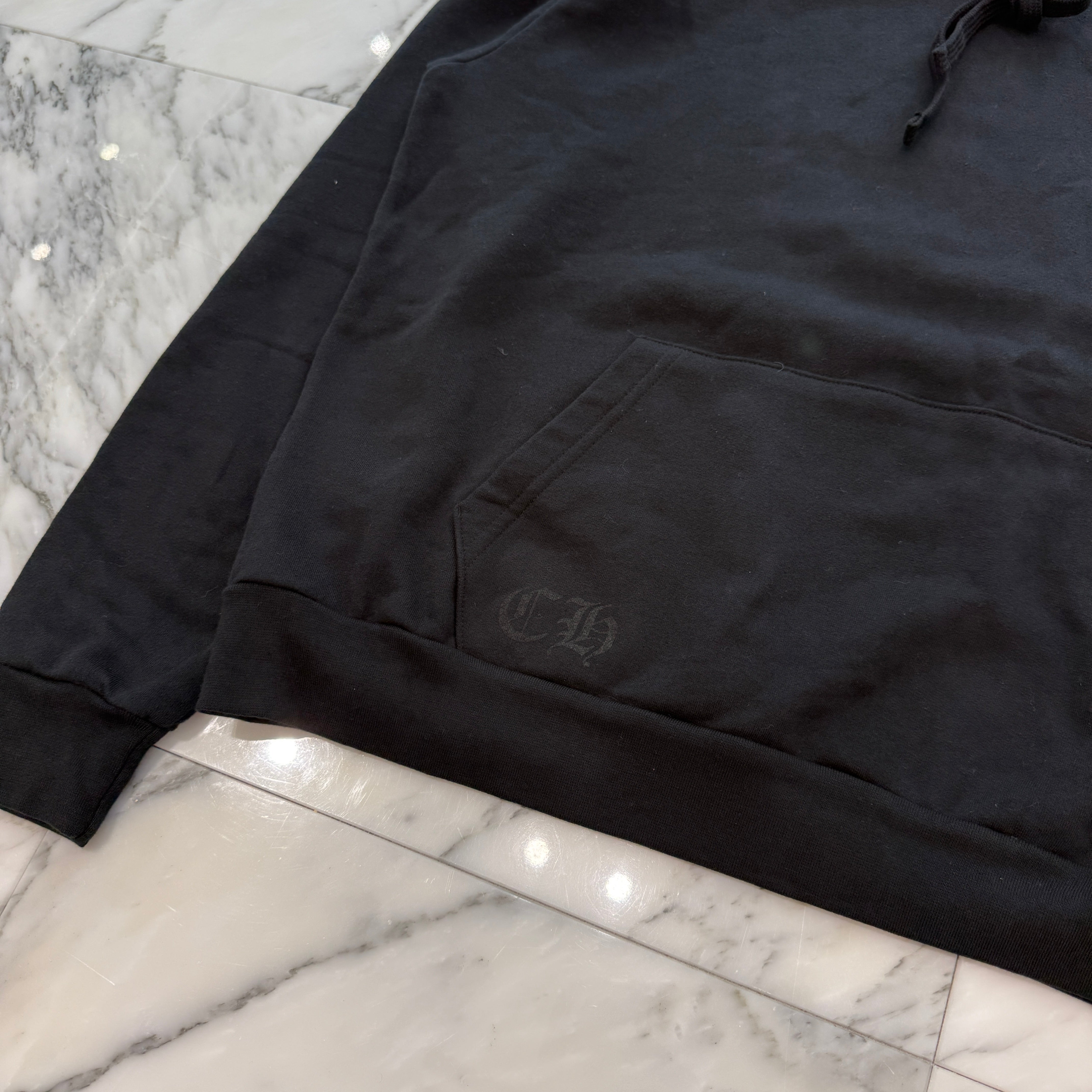 CHROME HEARTS Glitter Back Arch USA Logo Pullover Hoodie Size S クロムハーツ グリッター バックアーチ USA ロゴ プルオーバーフーディー サイズS