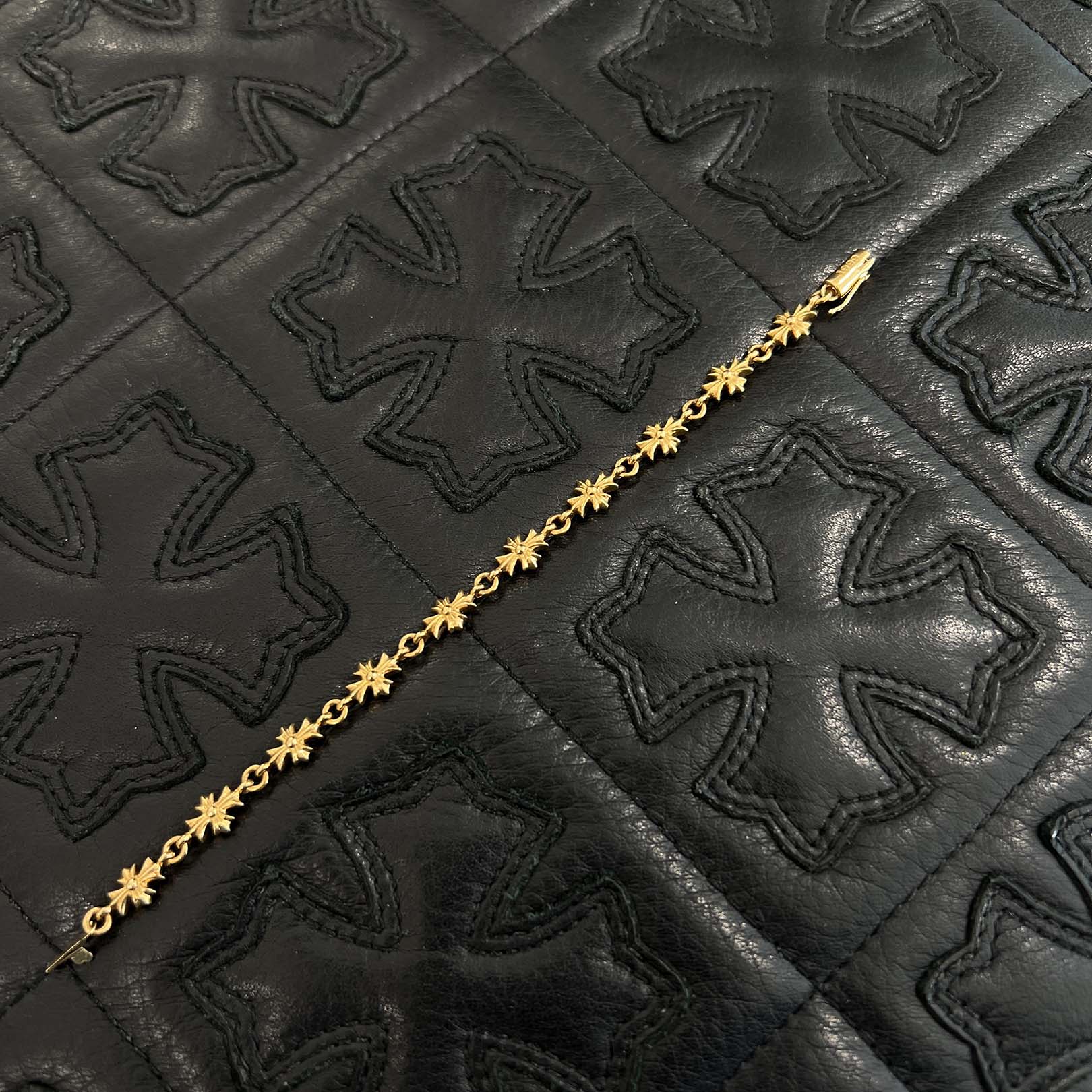 CHROME HEARTS 22K Tiny E CH Plus Bracelet 10 LINK クロムハーツ 22K