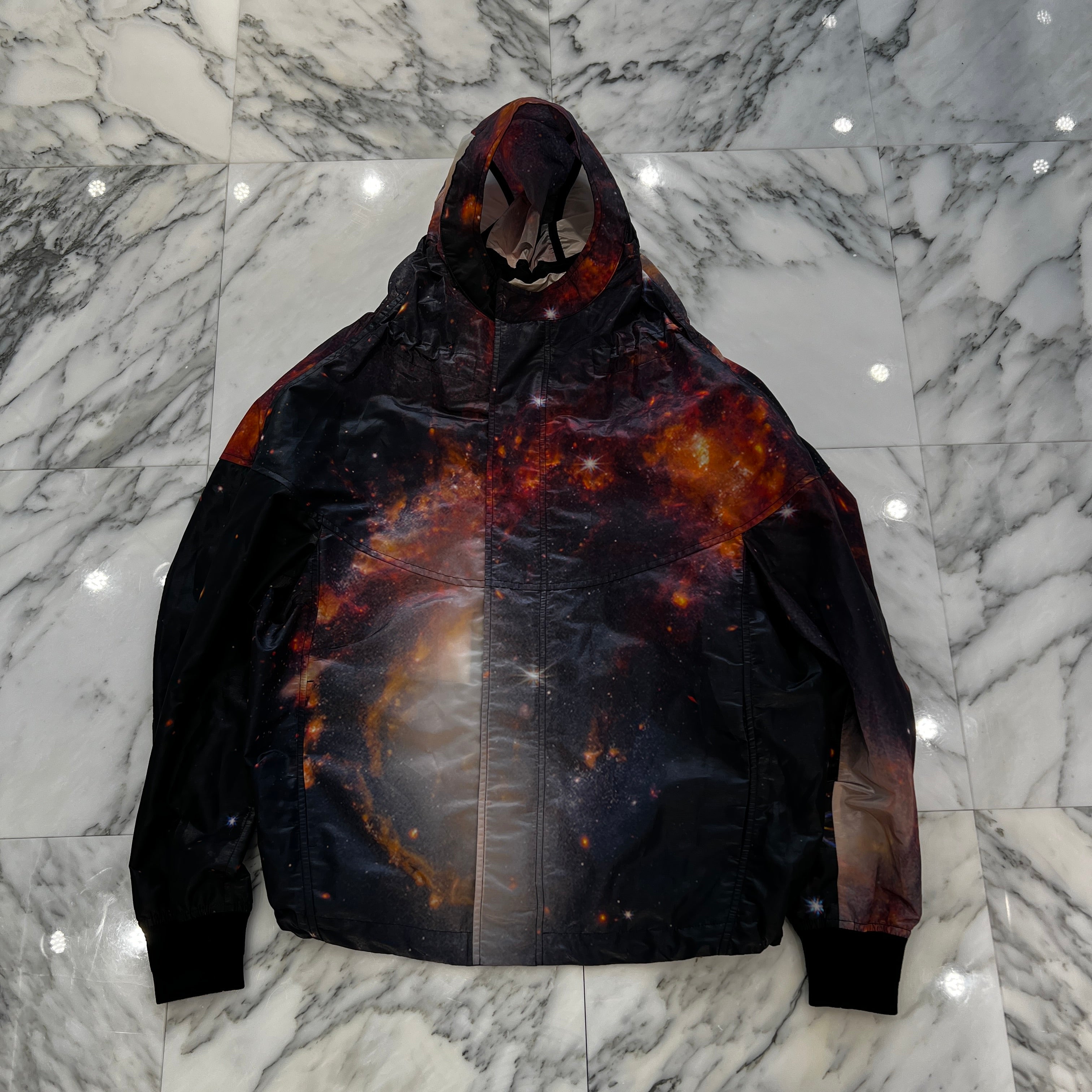 DIOR 2023AW Galaxy Print Astral Wind Breaker 393C401B5924 Size 44 ディオール ギャラクシープリント アストラル ウィンドブレーカー サイズ44