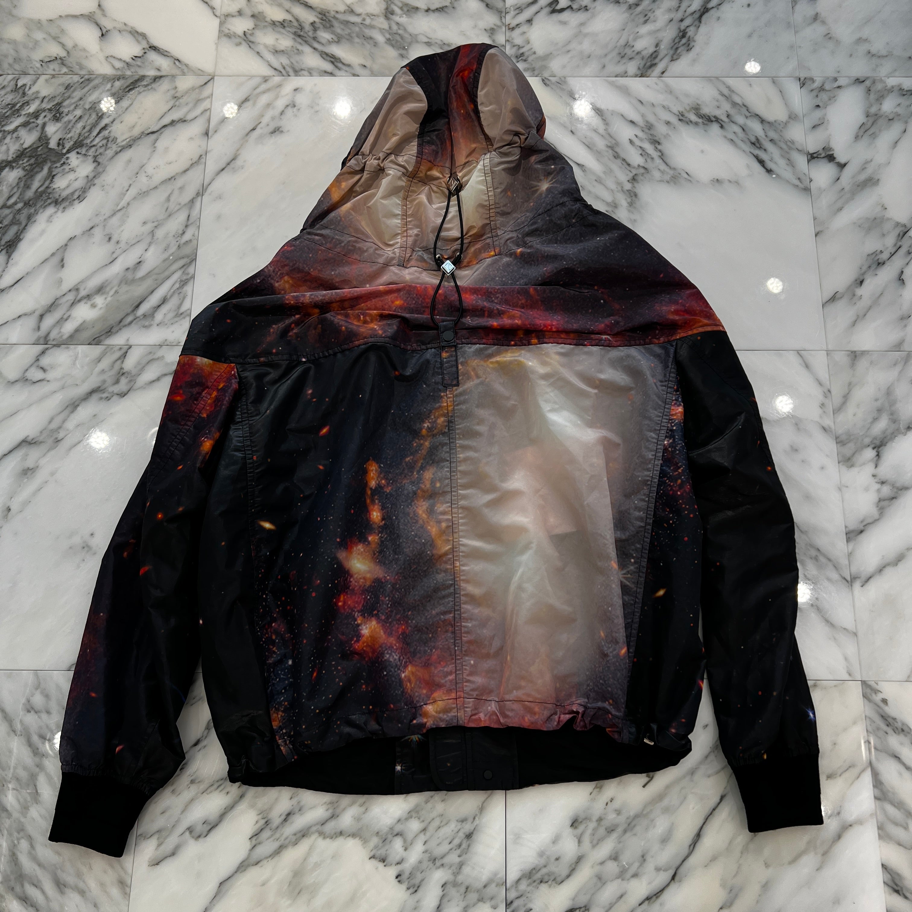 DIOR 2023AW Galaxy Print Astral Wind Breaker 393C401B5924 Size 44 ディオール ギャラクシープリント アストラル ウィンドブレーカー サイズ44