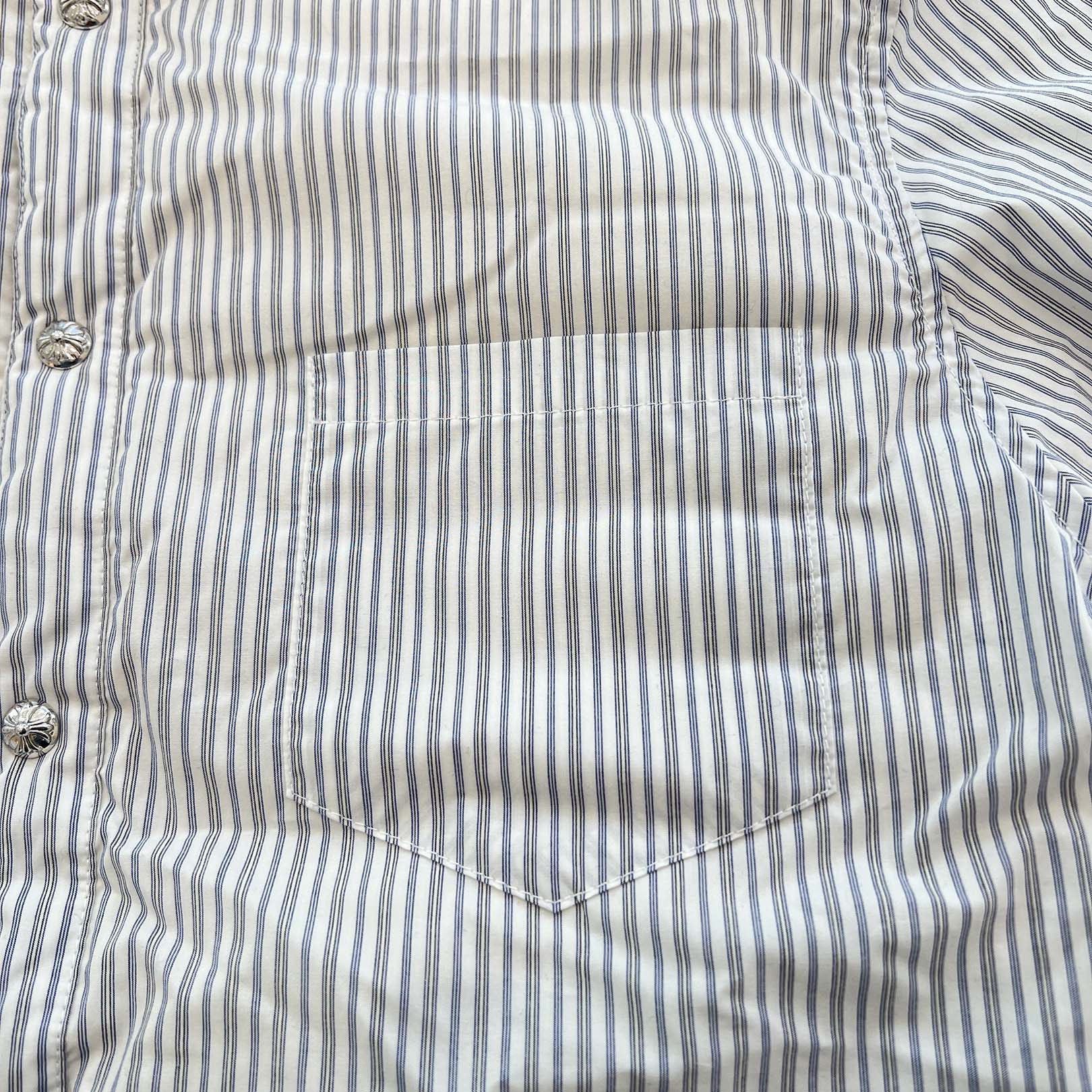 CHROME HEARTS Y NOT WORK DOG Striped Down Jacket Size XL クロムハーツ ワイノット ワークドッグ ストライプ ダウンジャケット サイズXL