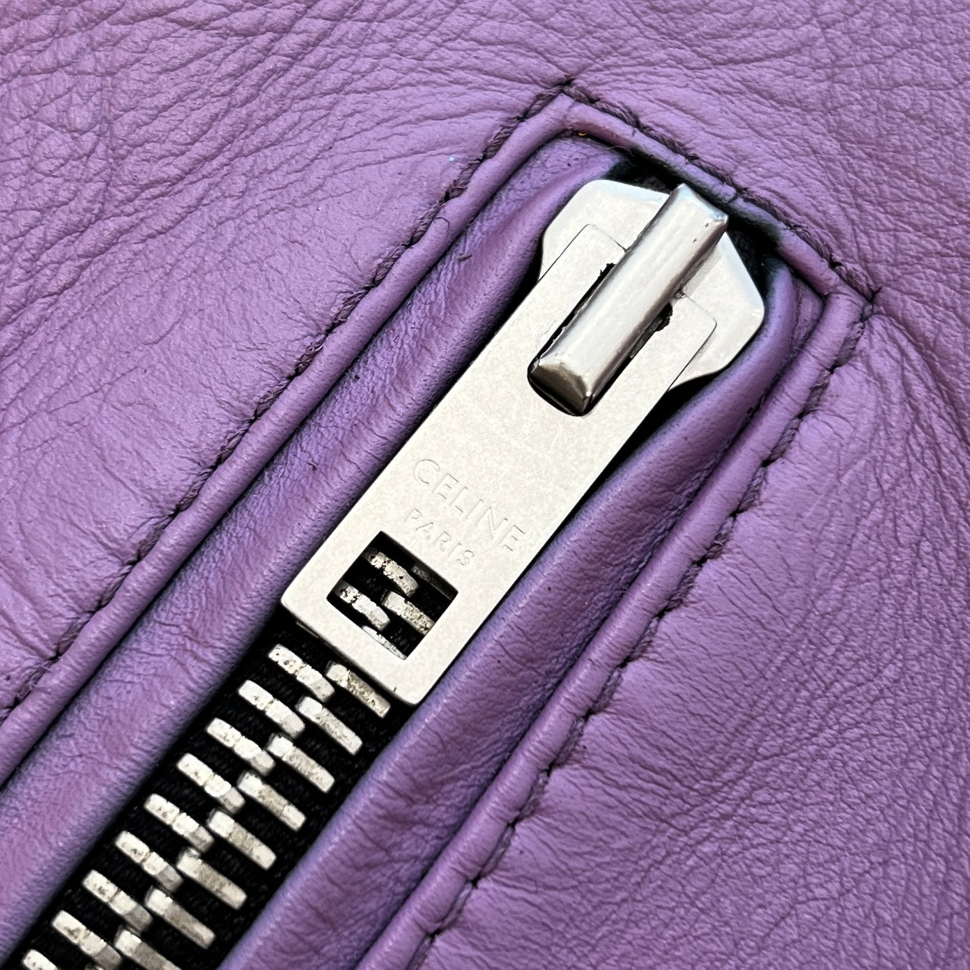 CELINE 2021AW Rainbow Biker Double Riders Leather Jacket 2E920599E Size 42 セリーヌ レインボー バイカー ダブルライダーズ レザージャケット サイズ42