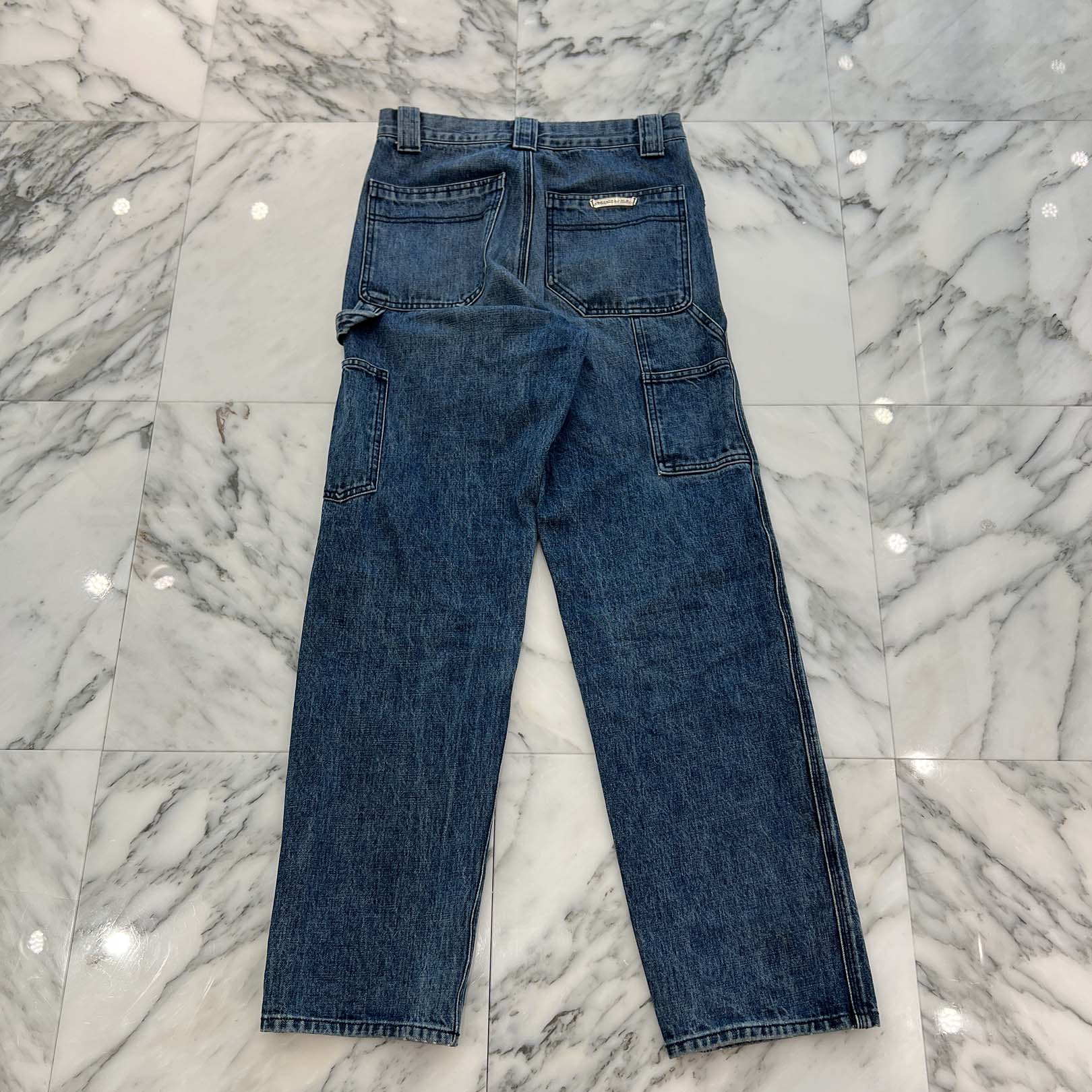 CHROME HEARTS Cross Ball Button Denim Pants Size 28 クロムハーツ クロスボールボタン デニムパンツ サイズ28