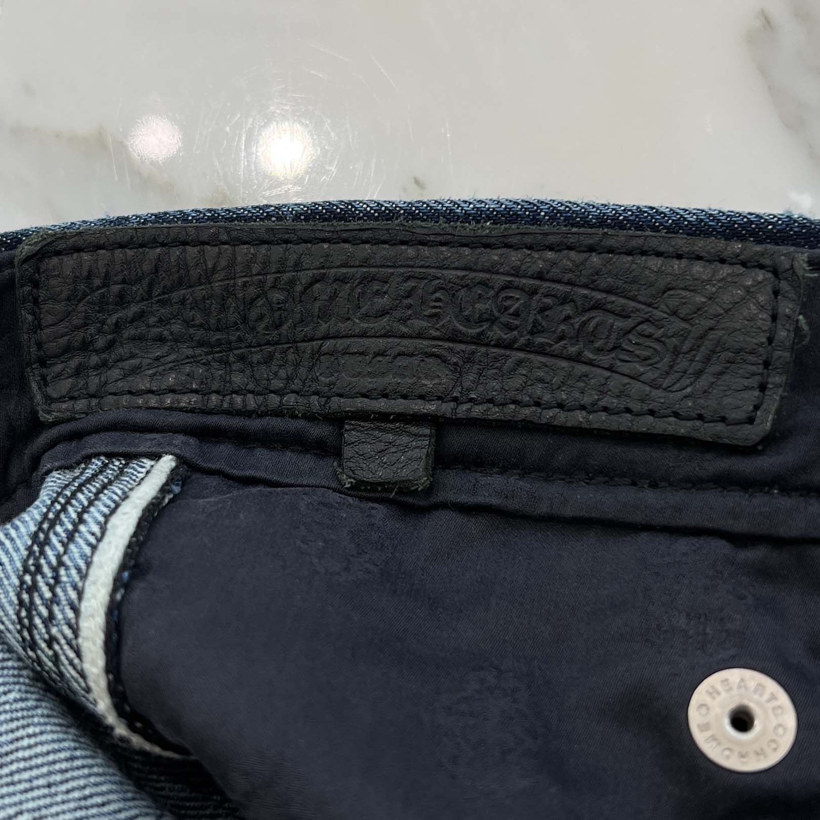 CHROME HEARTS Cross Ball Button Denim Pants Size 28 クロムハーツ クロスボールボタン デニムパンツ サイズ28