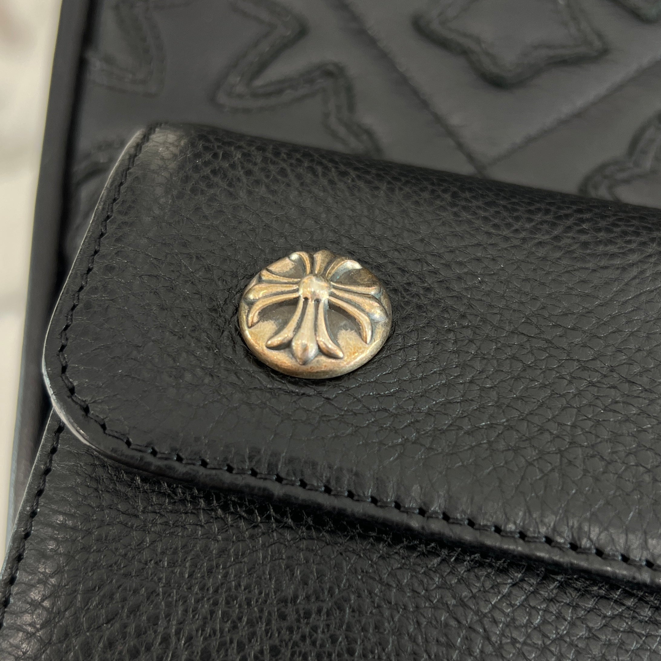 CHROME HEARTS Wave Cross Ball Wallet クロムハーツ ウェーブクロスボール ウォレット