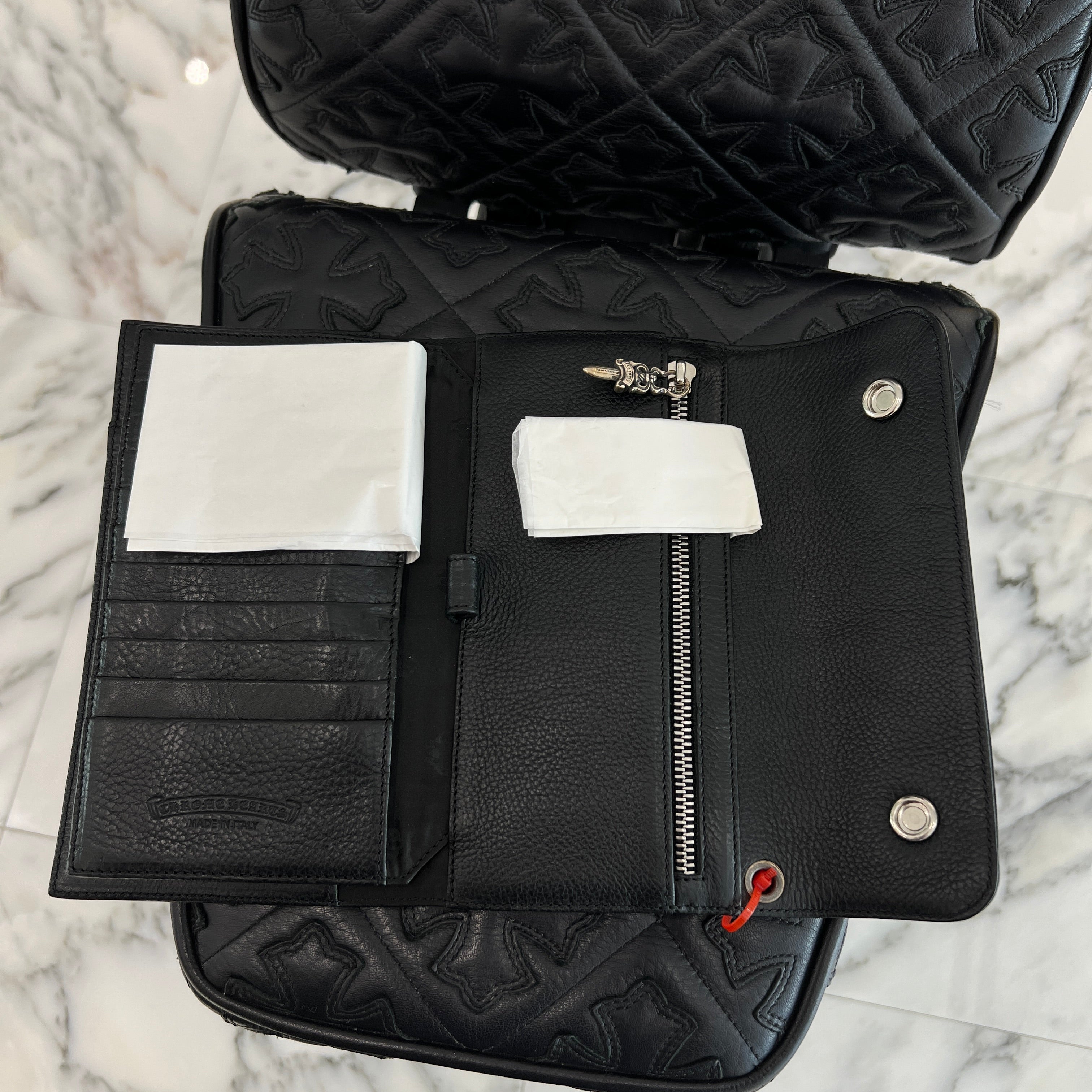 CHROME HEARTS Wave Cross Ball Wallet クロムハーツ ウェーブクロスボール ウォレット