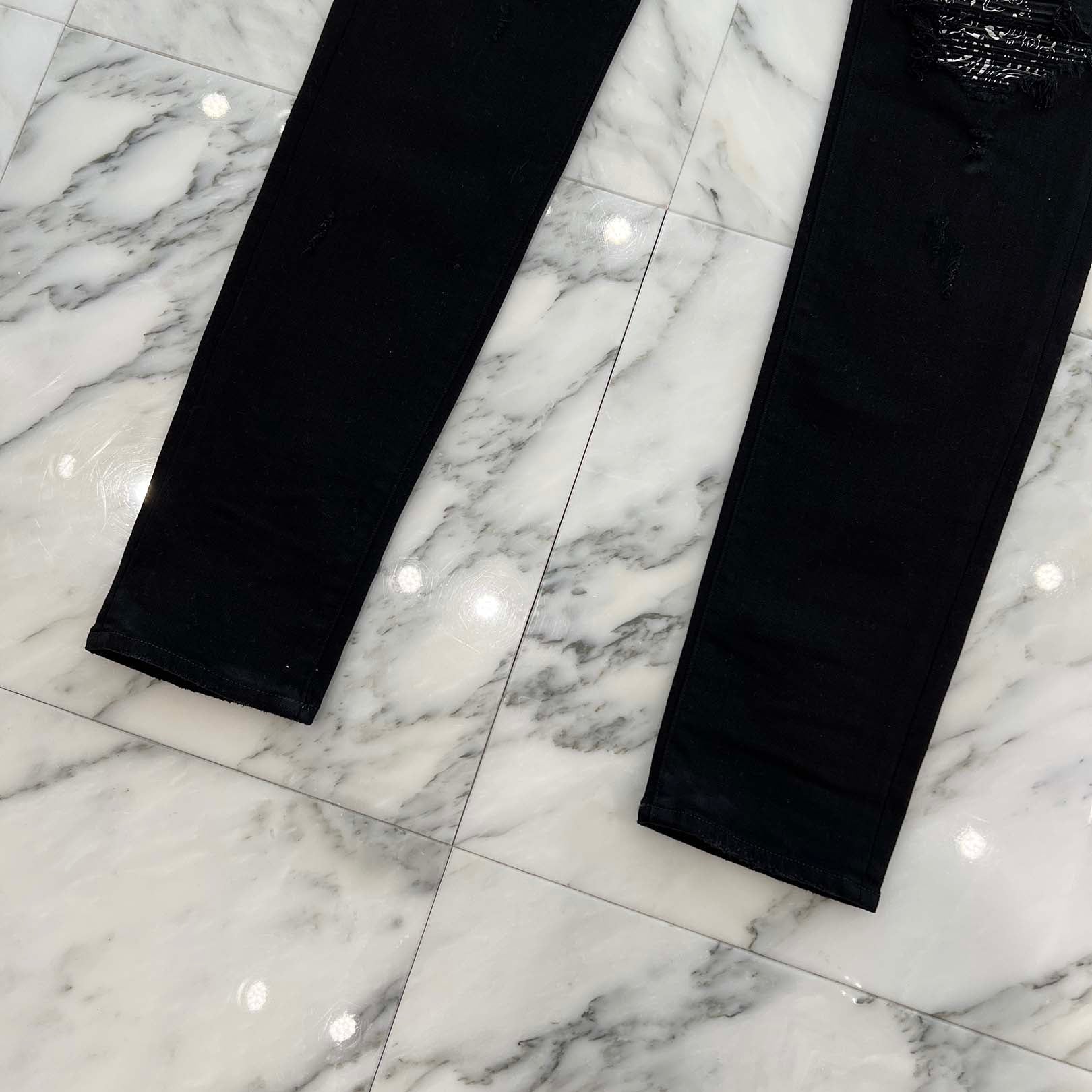 AMIRI MX-1 Bandana Distressed Skinny Jeans Size 33 アミリ MX-1 バンダナ ダメージ加工 スキニーデニム サイズ33