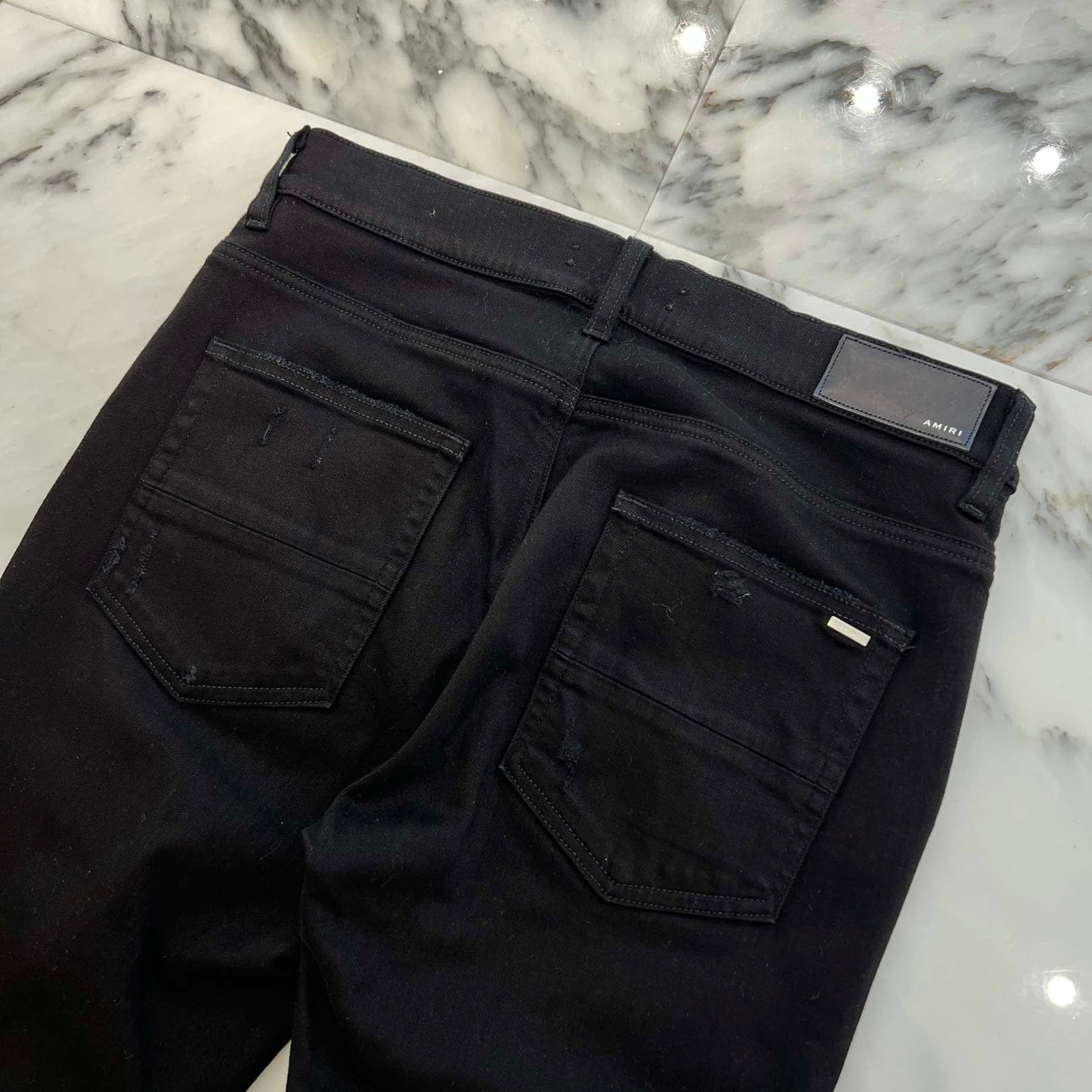 AMIRI MX-1 Bandana Distressed Skinny Jeans Size 33 アミリ MX-1 バンダナ ダメージ加工 スキニーデニム サイズ33