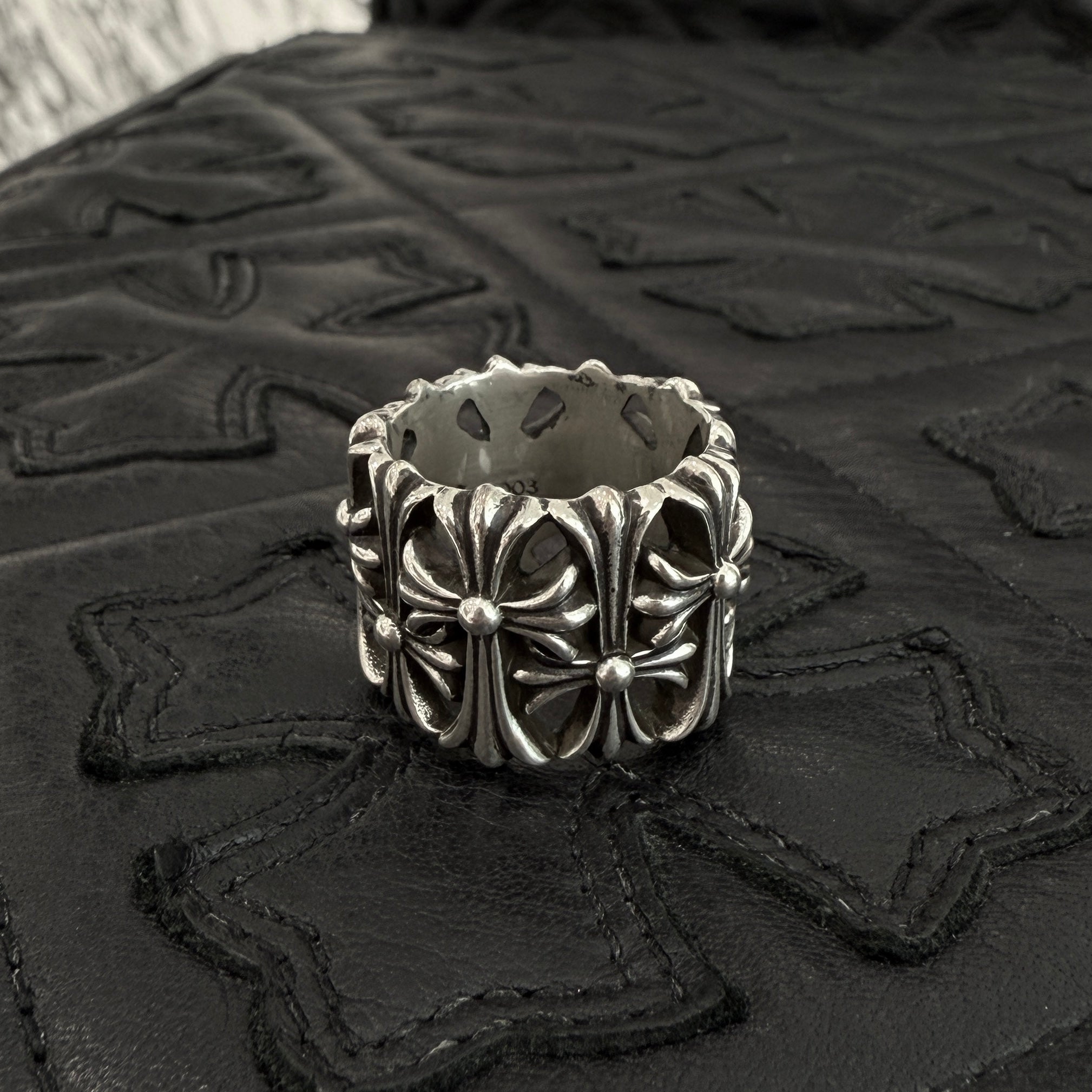 CHROME HEARTS Cemetery Cross Ring Size 20号 クロムハーツ セメタリークロスリング サイズ20号