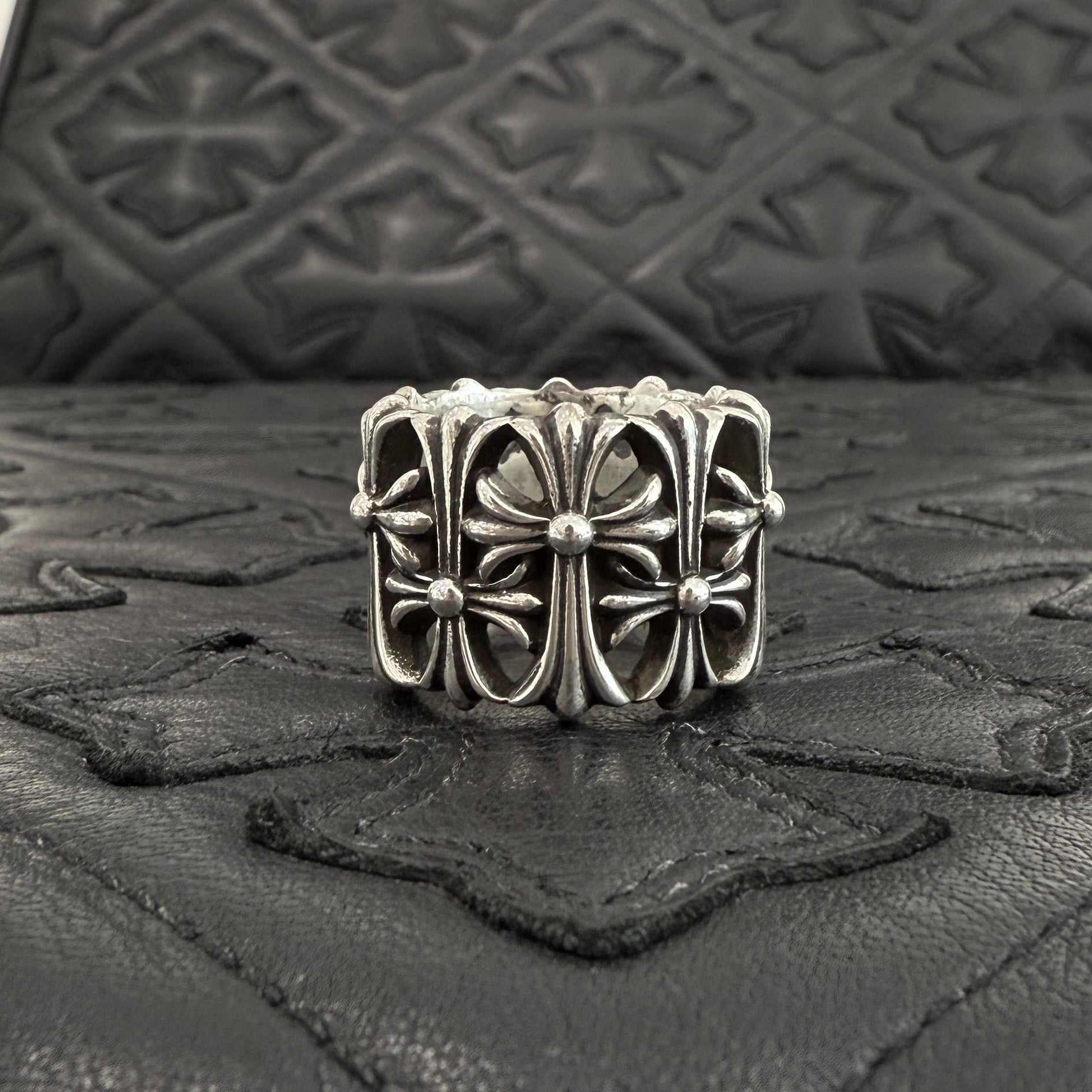 CHROME HEARTS Cemetery Cross Ring Size 20号 クロムハーツ セメタリークロスリング サイズ20号