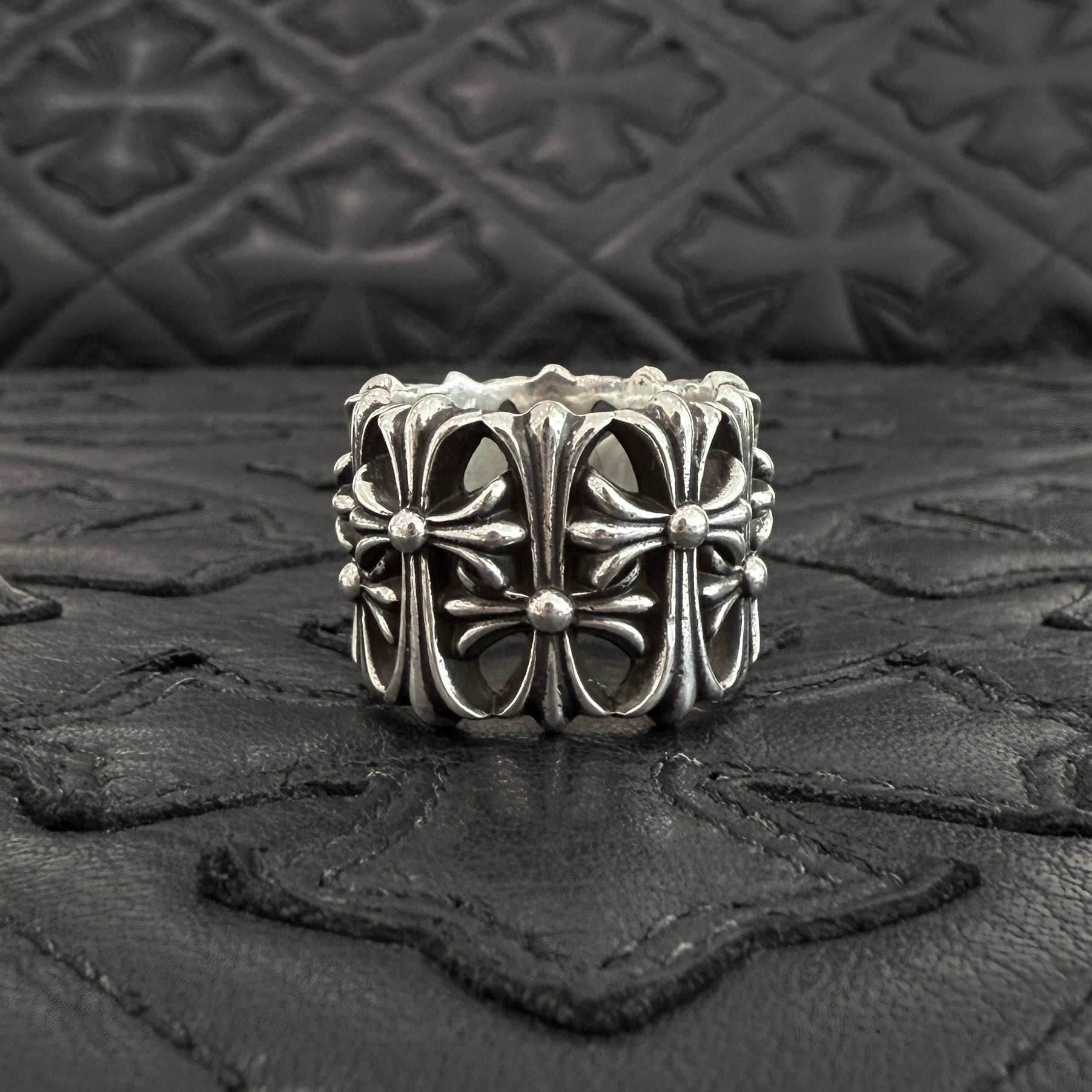 CHROME HEARTS Cemetery Cross Ring Size 20号 クロムハーツ