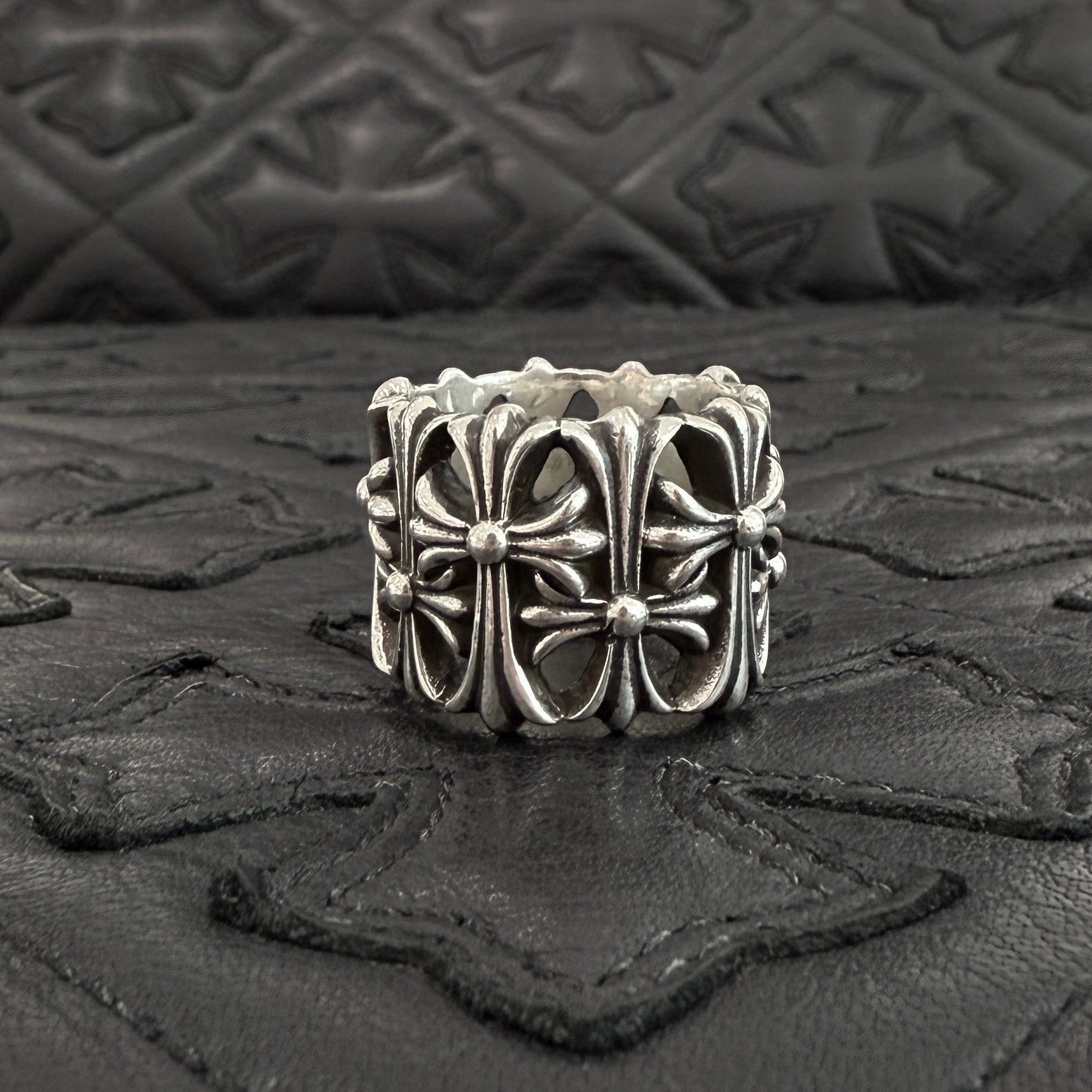 CHROME HEARTS Cemetery Cross Ring Size 20号 クロムハーツ