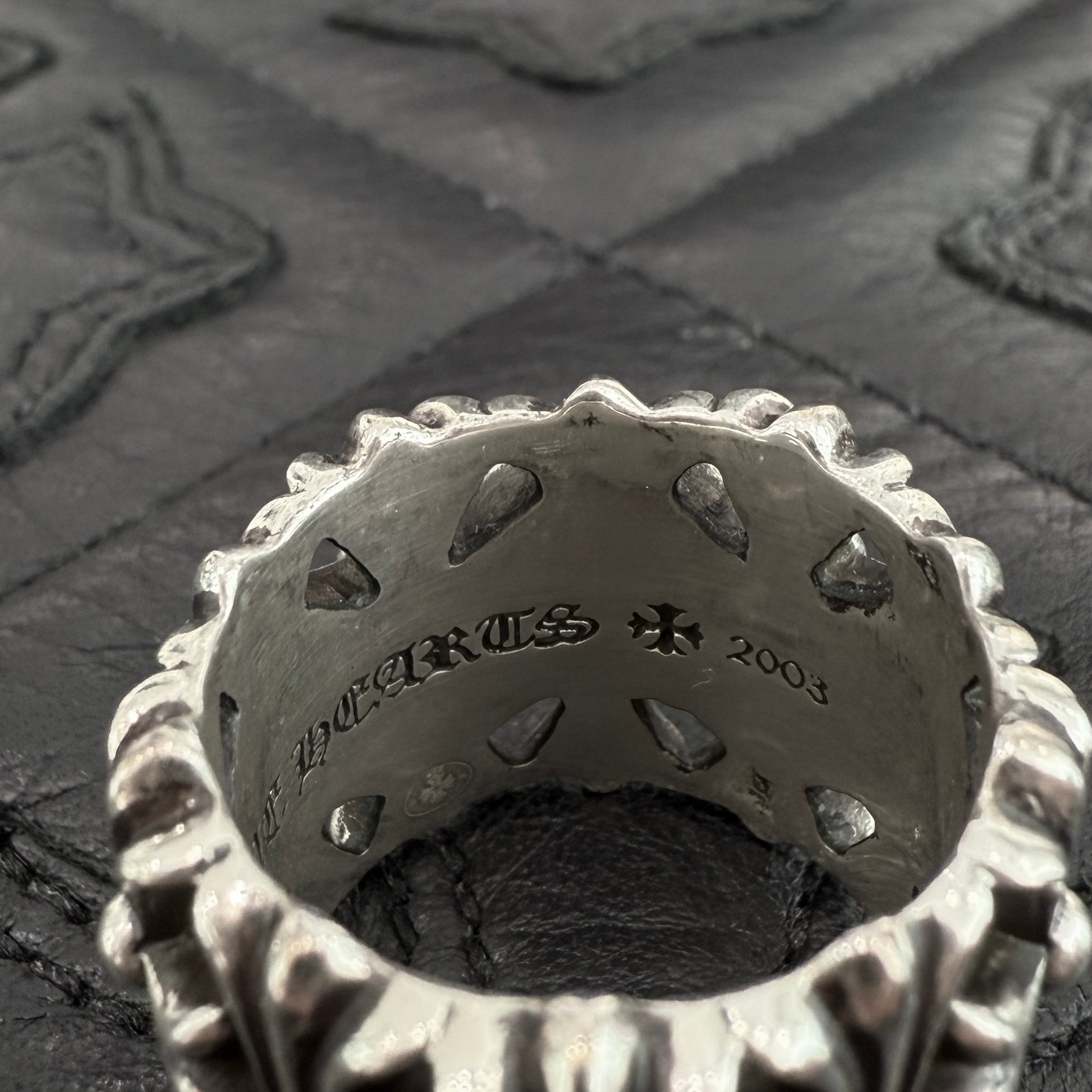 CHROME HEARTS Cemetery Cross Ring Size 20号 クロムハーツ
