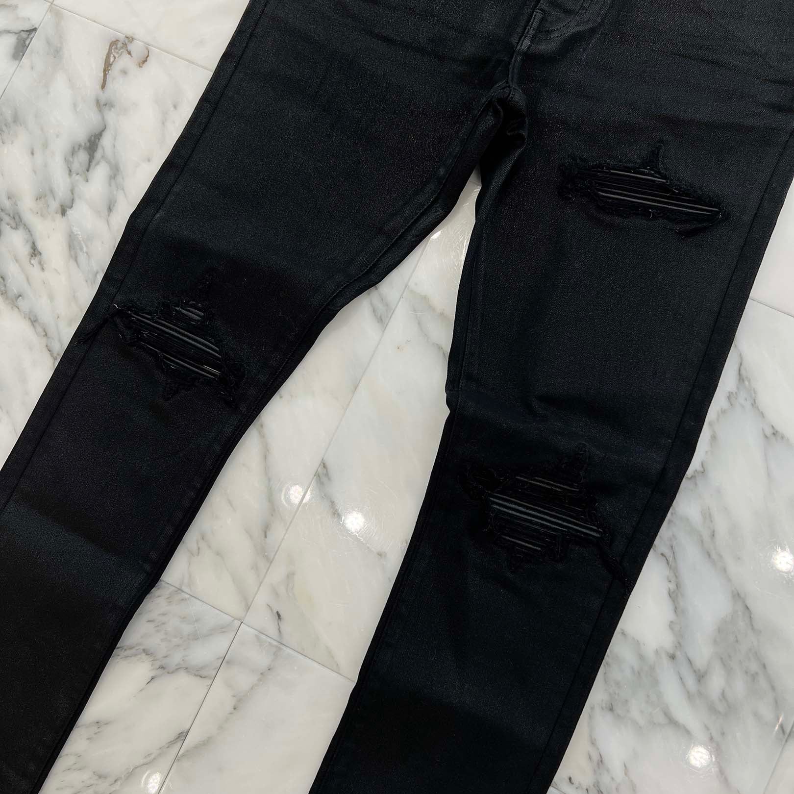AMIRI MX-1 Coating Distressed Skinny Denim Size 33 アミリ MX-1 コーティング加工 ダメージスキニーデニム サイズ33