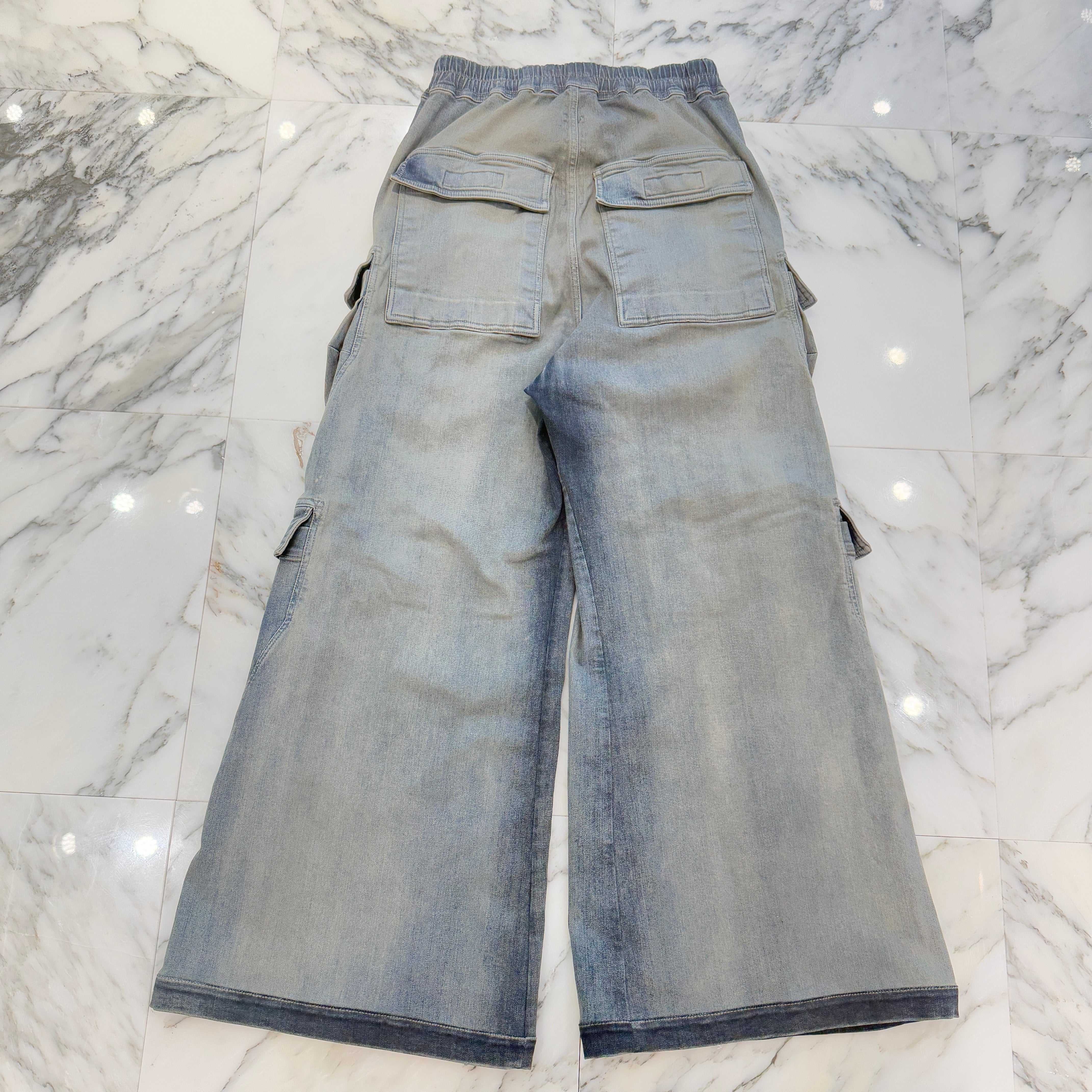 Rick Owens DRKSHDW 2024AW Double Cargo Jumbo Belas Jeans  DS02D2324SKY Size M リックオウエンス ダークシャドウ ダブル カーゴ ジャンボ ベラス ジーンズ サイズM