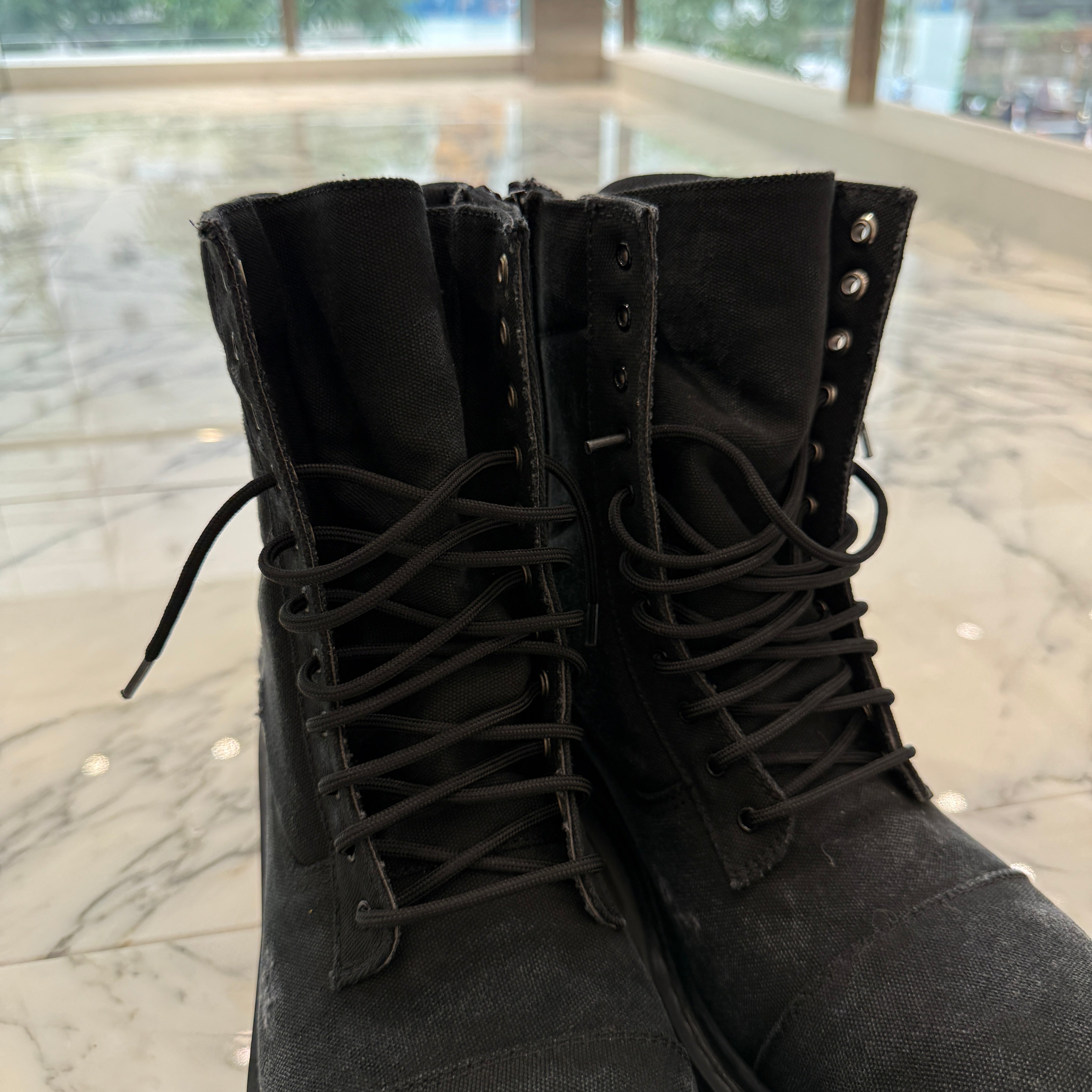 BALENCIAGA 2025SS Combat Strike Boots 694042 W2H11 Size 43 バレンシアガ コンバットストライク ブーツ サイズ43