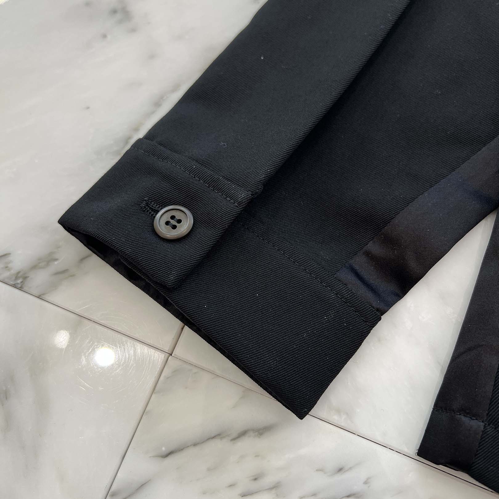 PRADA 2023AW Triangle Logo Plate Wool Zip-Up Blouson SC655 S231 11A6 Size L プラダ トライアングルロゴプレート ウール ジップアップブルゾン サイズL