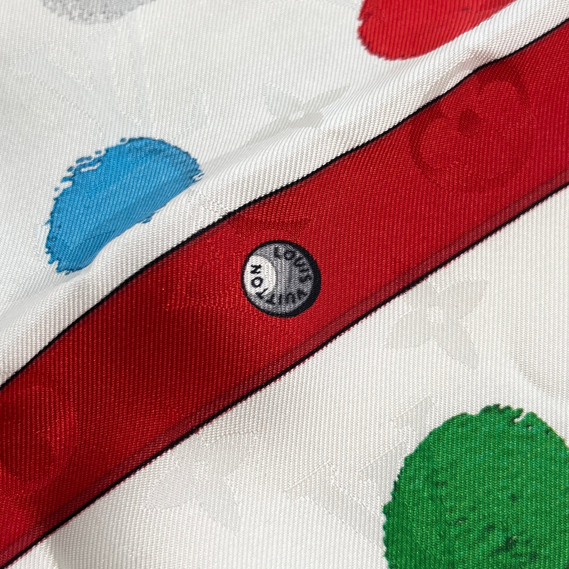 LOUIS VUITTON × YAYOI KUSAMA 2023SS Kare 90 Painted Dot Scarf ルイヴィトン × 草間弥生 カレ90 ペインティッド ドットスカーフ