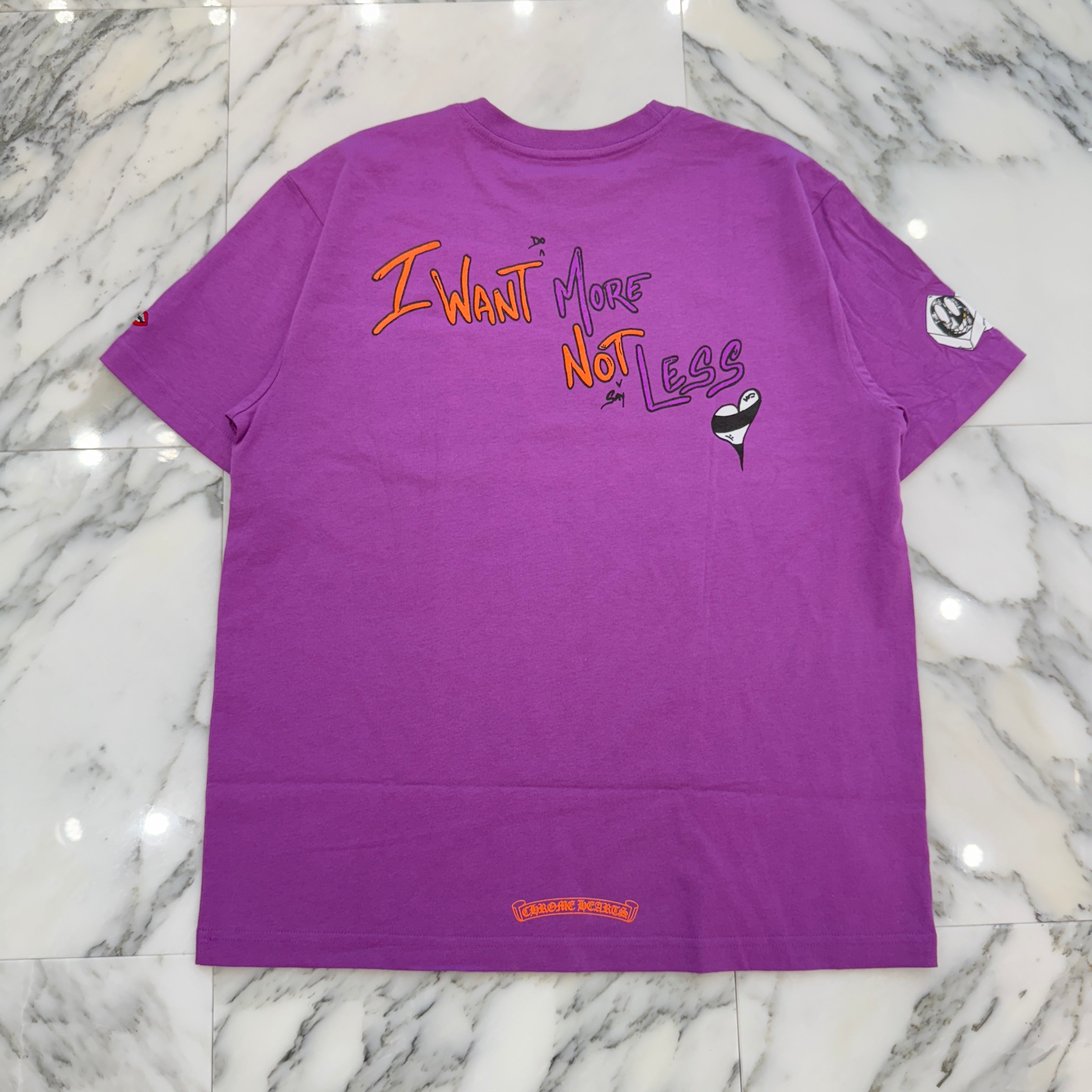 CHROME HEARTS × MATTY BOY 2024AW "I WANT MORE NOT LESS" Tee Size XXL クロムハーツ × マッティボーイ "アイウォントモアレス" Tシャツ サイズXXL