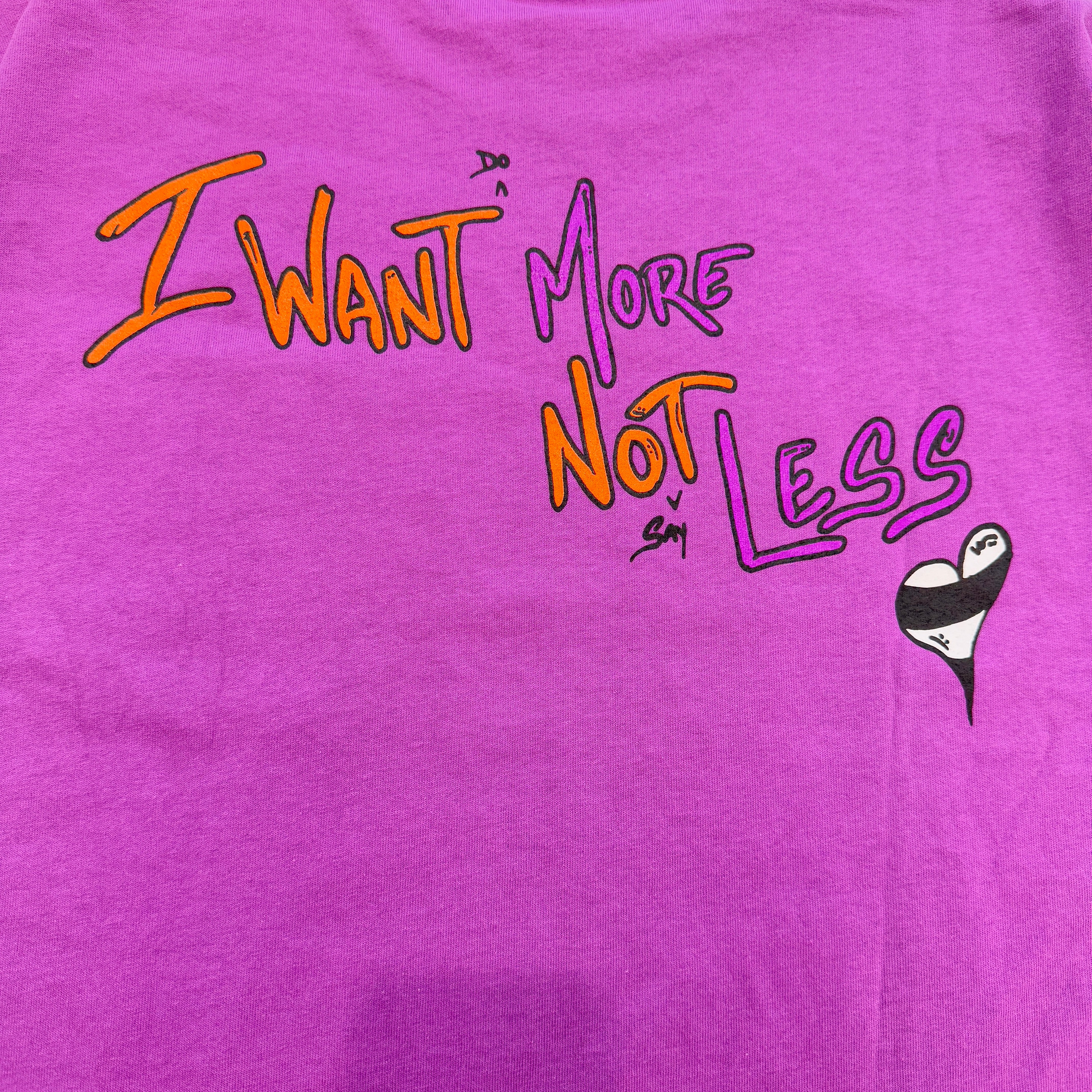 CHROME HEARTS × MATTY BOY 2024AW "I WANT MORE NOT LESS" Tee Size XXL クロムハーツ × マッティボーイ "アイウォントモアレス" Tシャツ サイズXXL