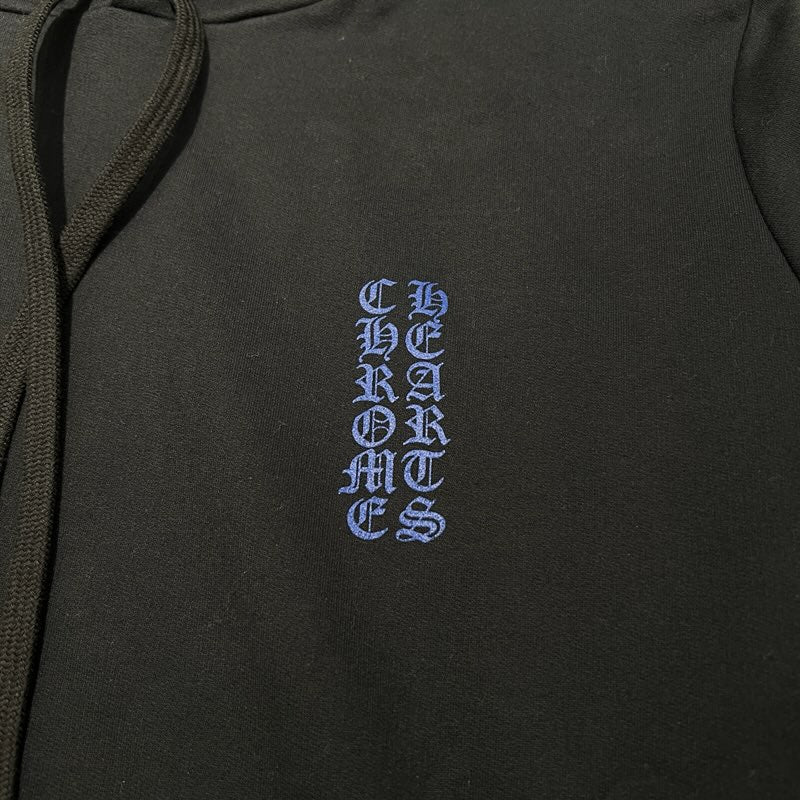 CHROME HEARTS Vertical Logo Pullover Hoodie Size M クロムハーツ ヴァーティカルロゴ プルオーバーフーディー サイズM
