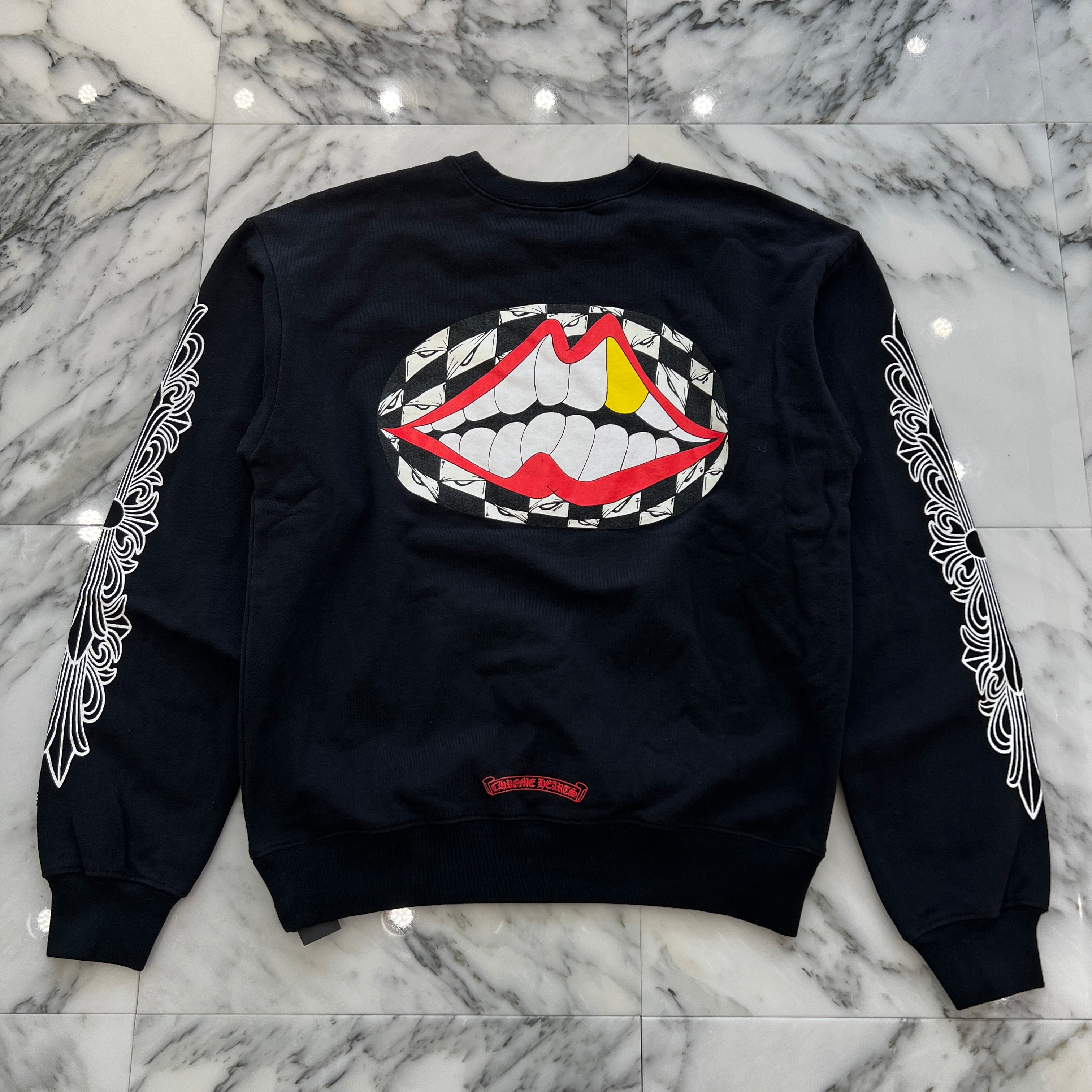 CHROME HEARTS×MATTY BOY Flower Chomper Sweat Size M クロムハーツ ×マッティボーイ フラワー チョンパー スウェット サイズM