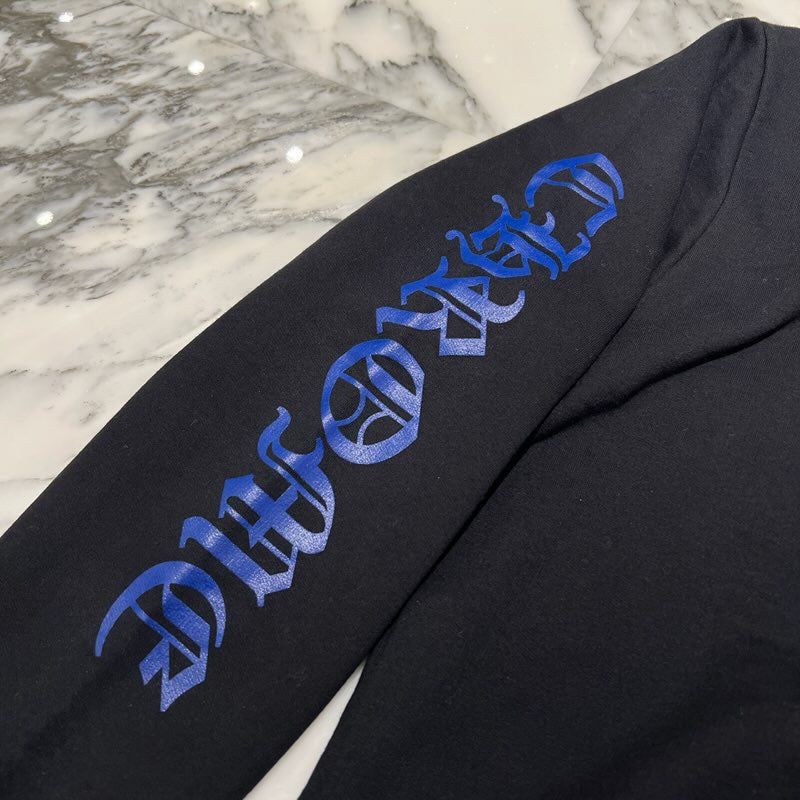 CHROME HEARTS Vertical Logo Pullover Hoodie Size M クロムハーツ ヴァーティカルロゴ プルオーバーフーディー サイズM