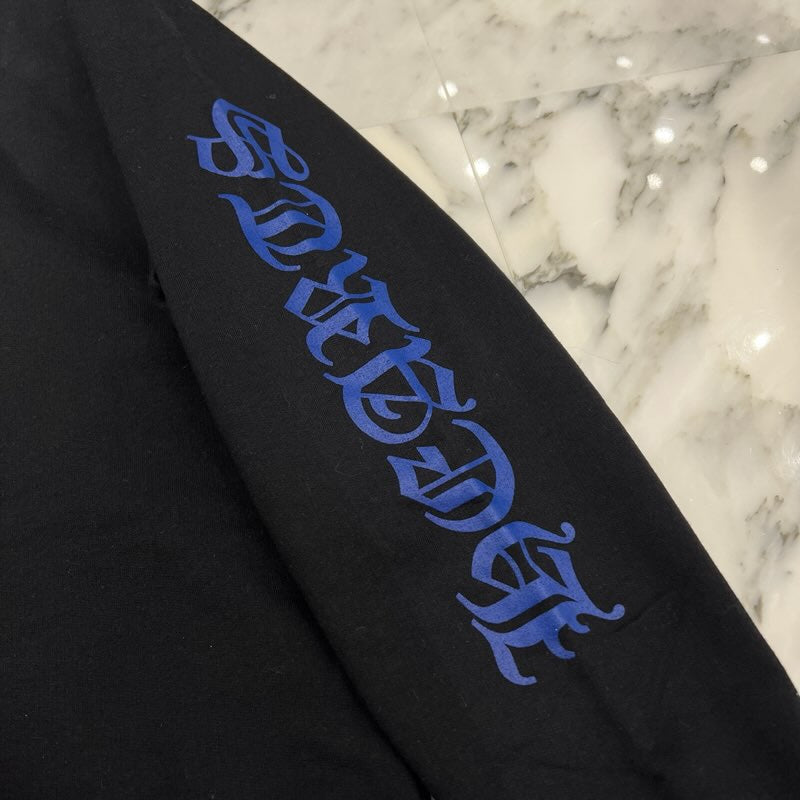 CHROME HEARTS Vertical Logo Pullover Hoodie Size M クロムハーツ ヴァーティカルロゴ プルオーバーフーディー サイズM