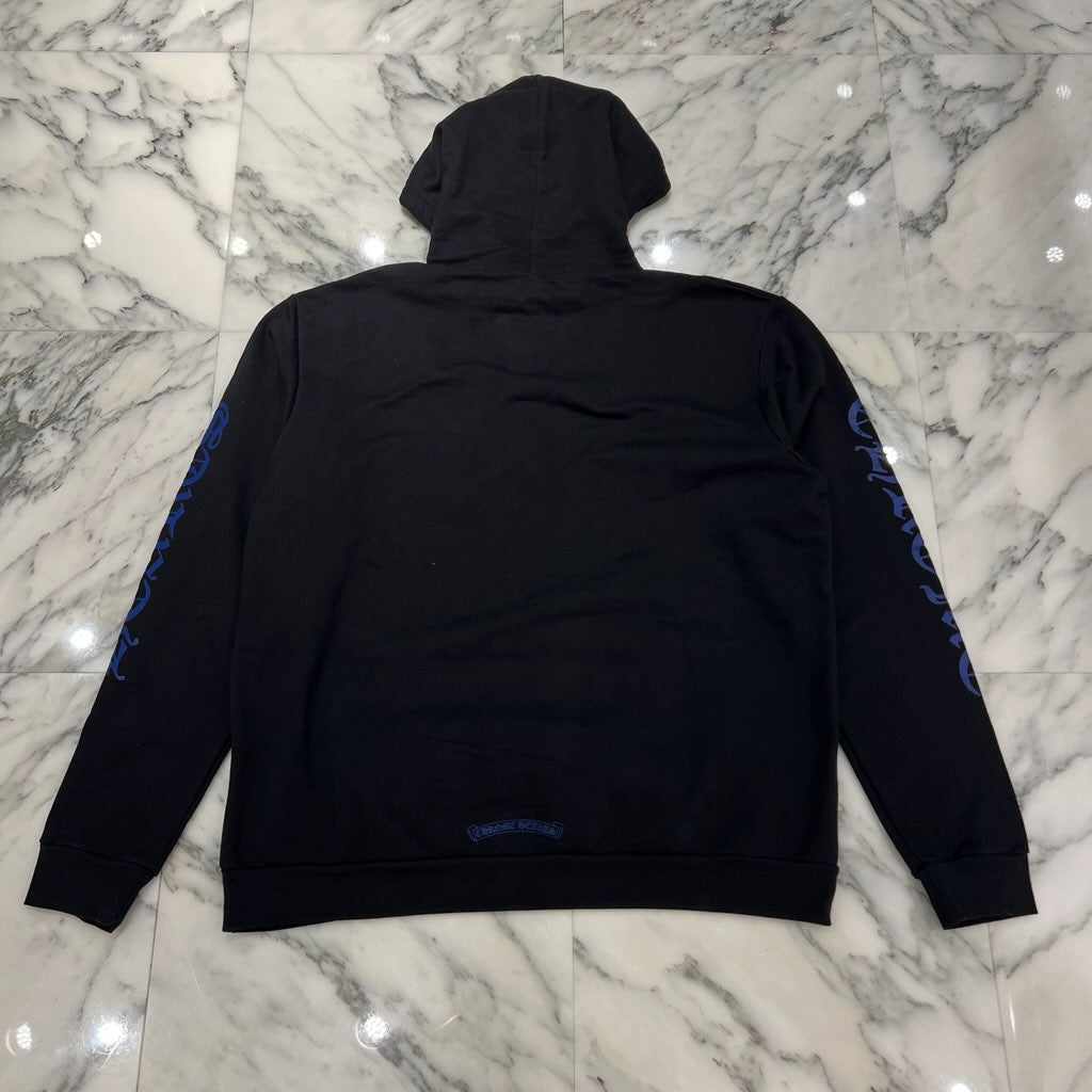 CHROME HEARTS Vertical Logo Pullover Hoodie Size M クロムハーツ ヴァーティカルロゴ プルオーバーフーディー サイズM