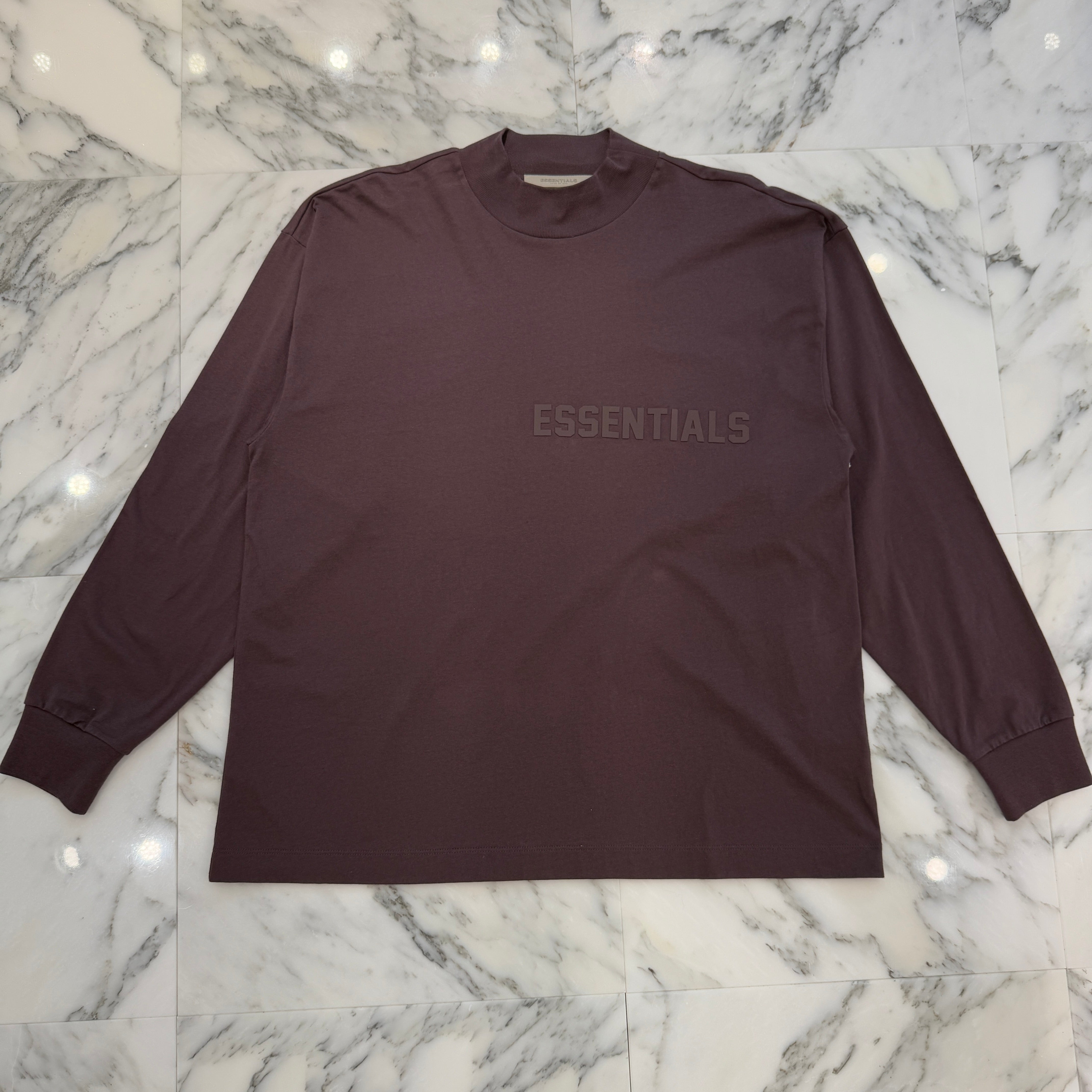 FEAR OF GOD ESSENTIALS Mock Neck L/S Tee Size S フィアオブゴッド エッセンシャル モックネック ロングスリーブTシャツ サイズS