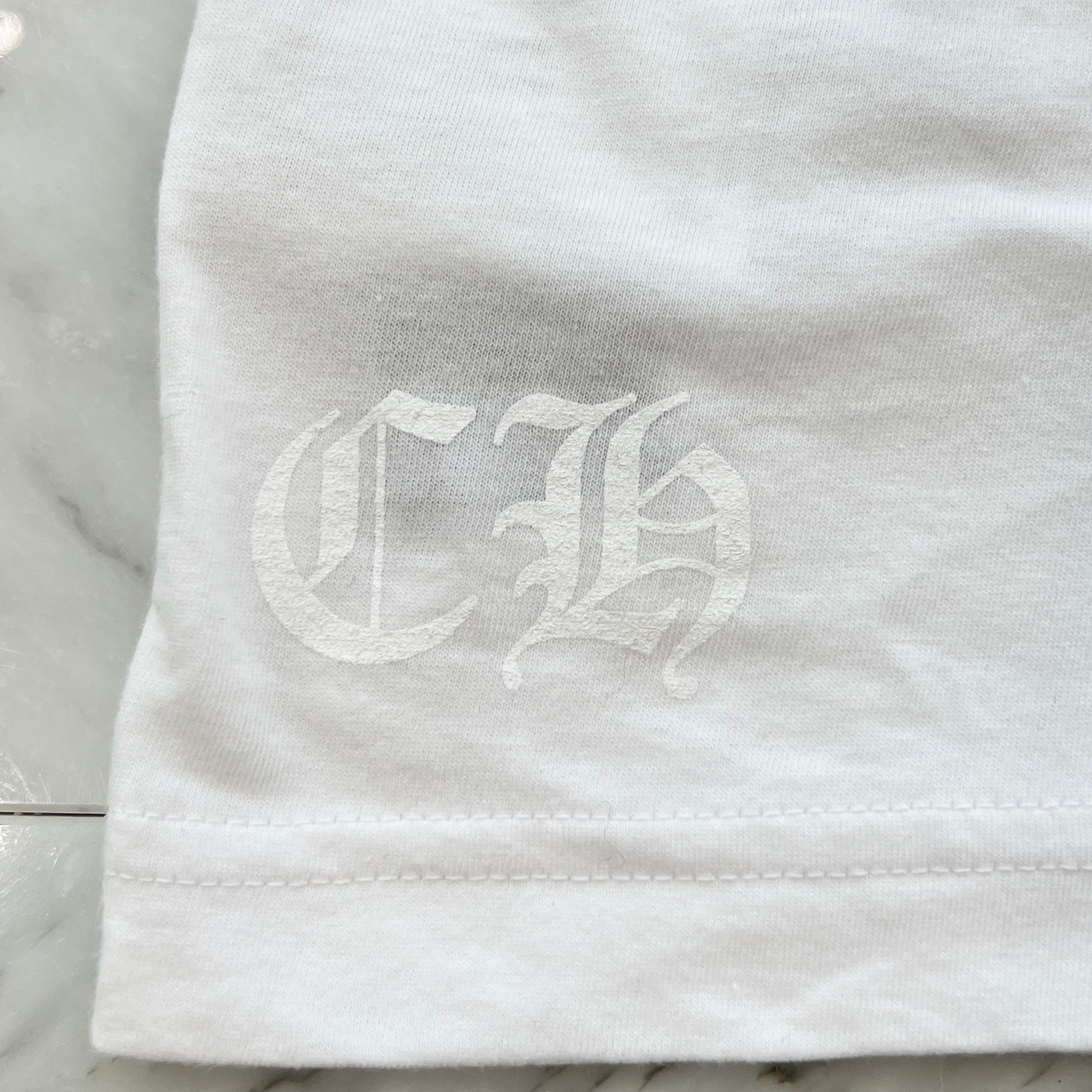 CHROME HEARTS Cannes Limited "LOVE YOU" Neck Logo Tee Size L クロムハーツ カンヌ限定 ラブユー ネックロゴ Tシャツ サイズL