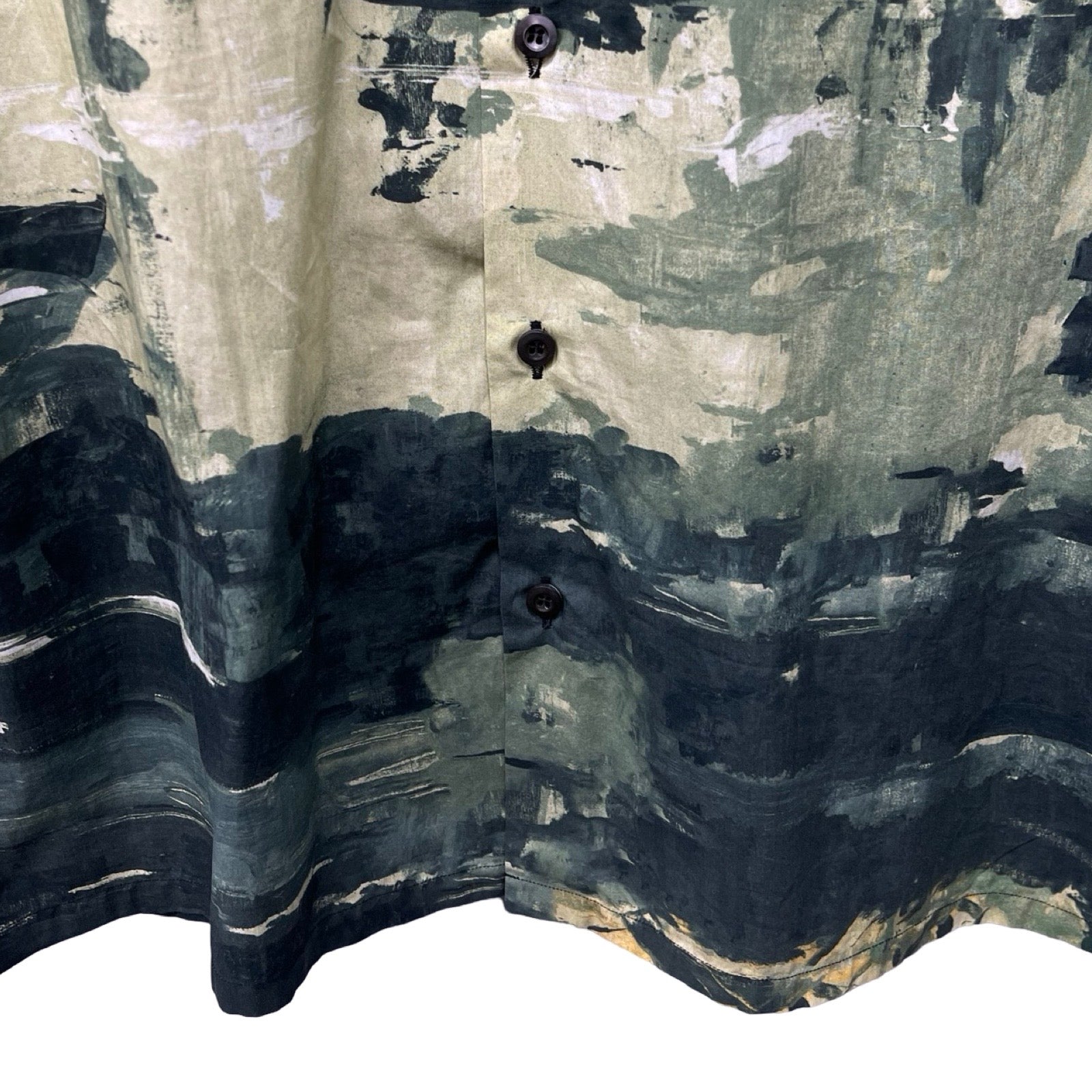 PRADA 2017AW Village Print Shirt UCN123 S172 1PHE Size 39 15 1/2